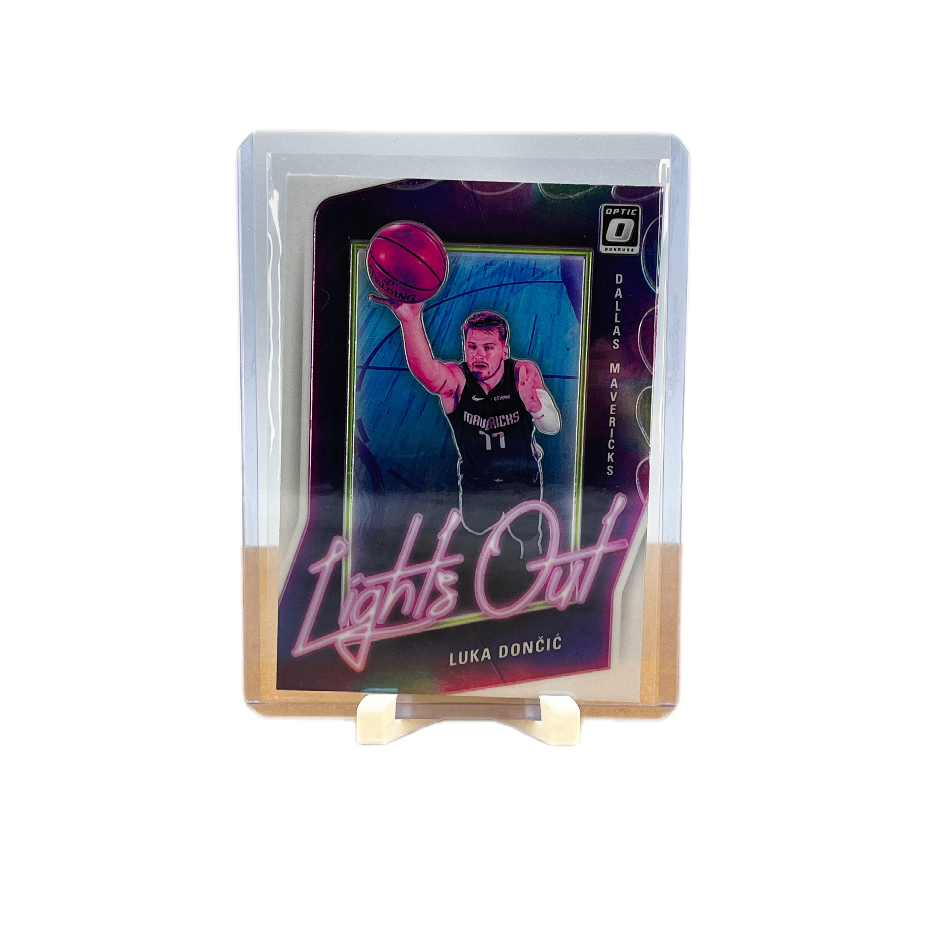 Carta Panini Donruss 2020 #10 Luka Doncic Optic Lights Out
