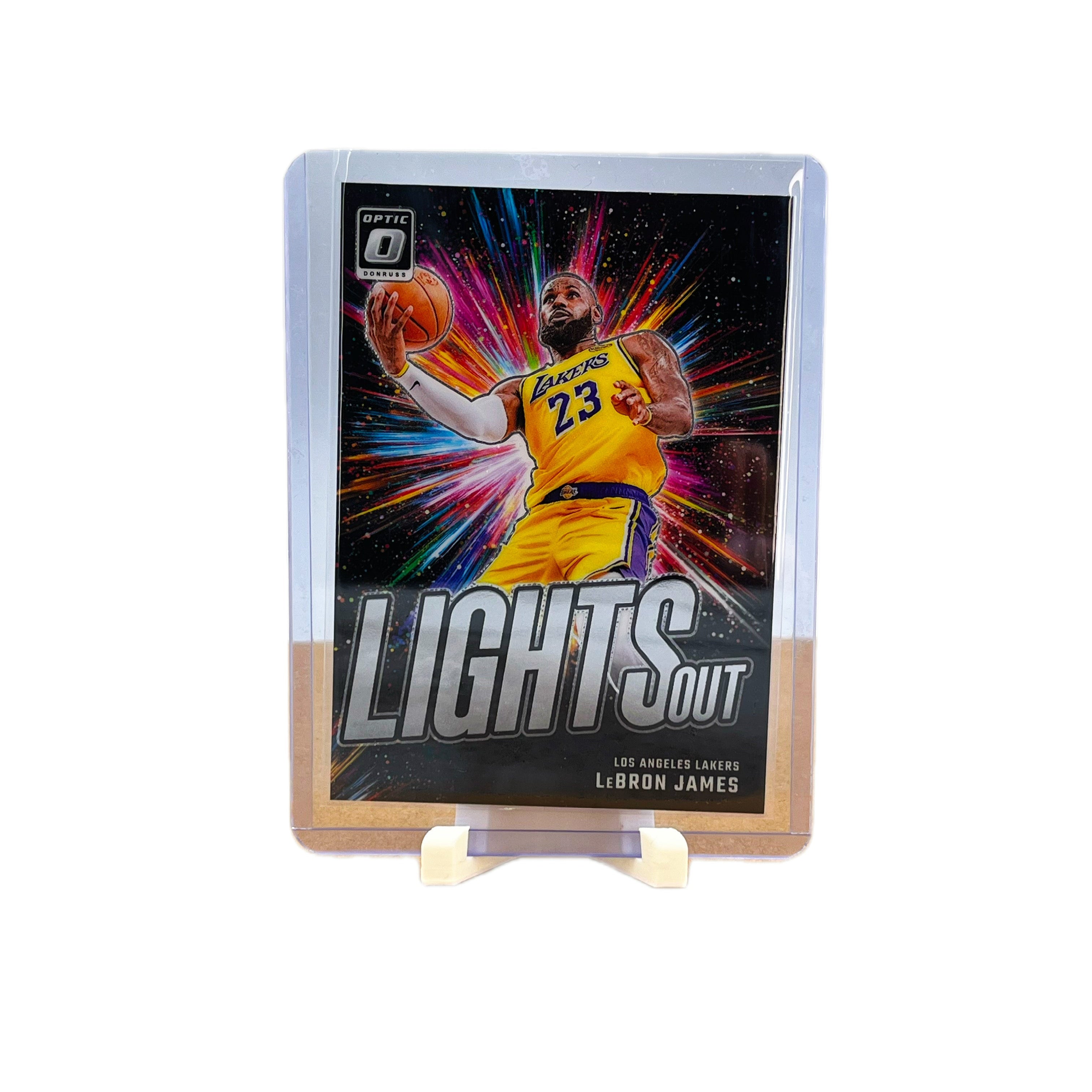 Carta Panini Donruss 2024 #9 Lebron James Optic Light Out