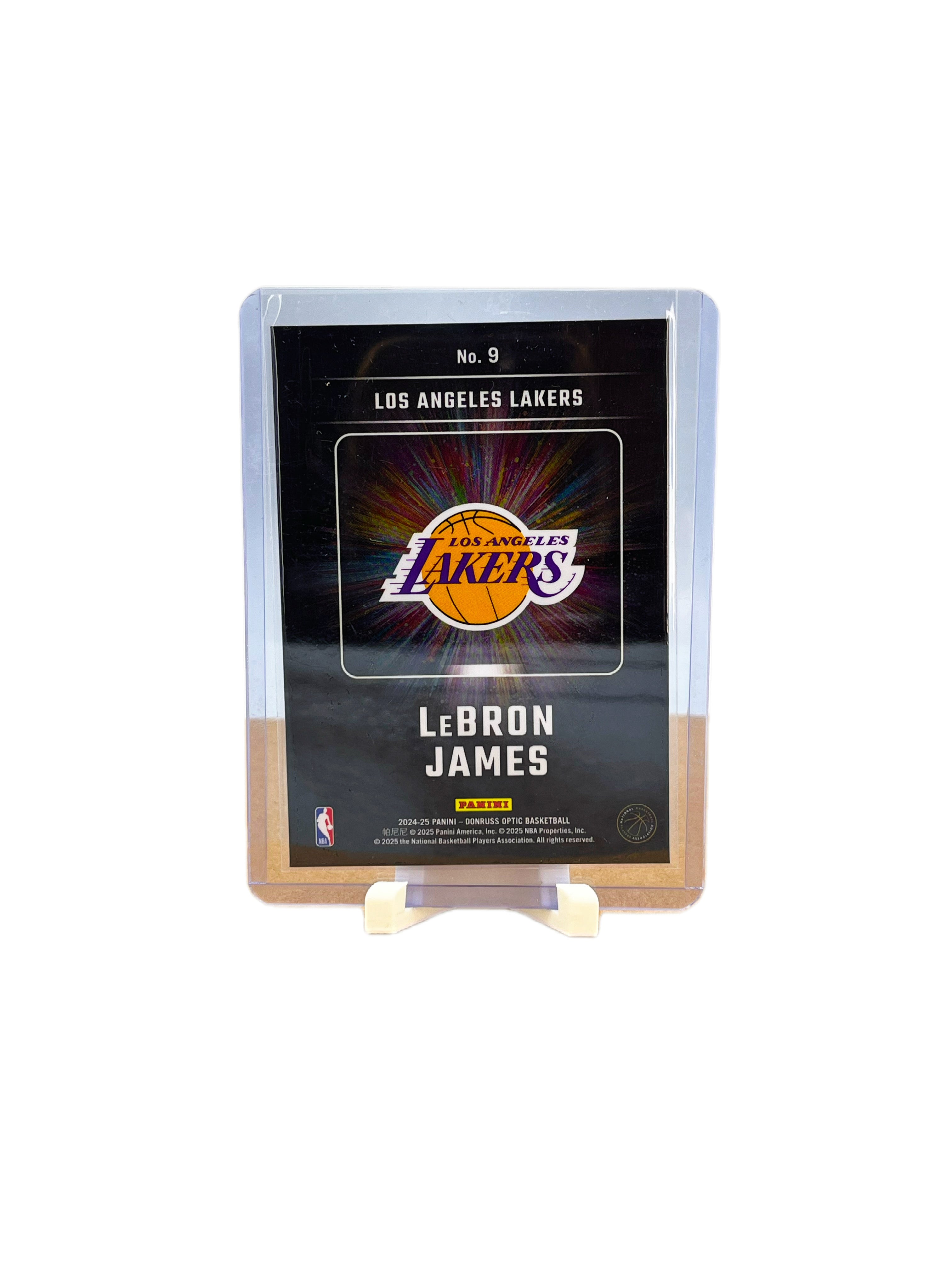 Carta Panini Donruss 2024 #9 Lebron James Optic Light Out