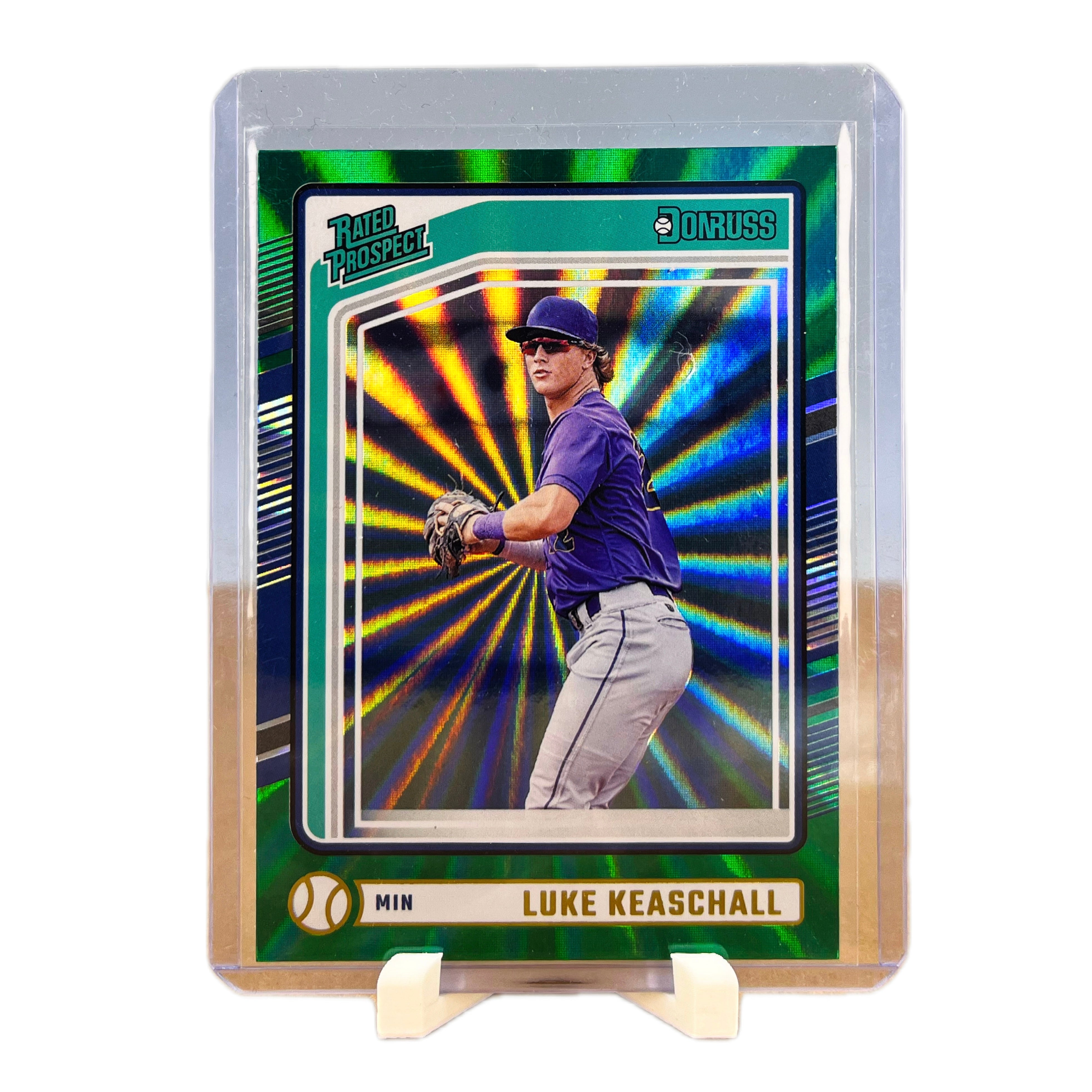 Carta Panini Donruss Baseball 2024 #152 Luke Keaschall RC Laser