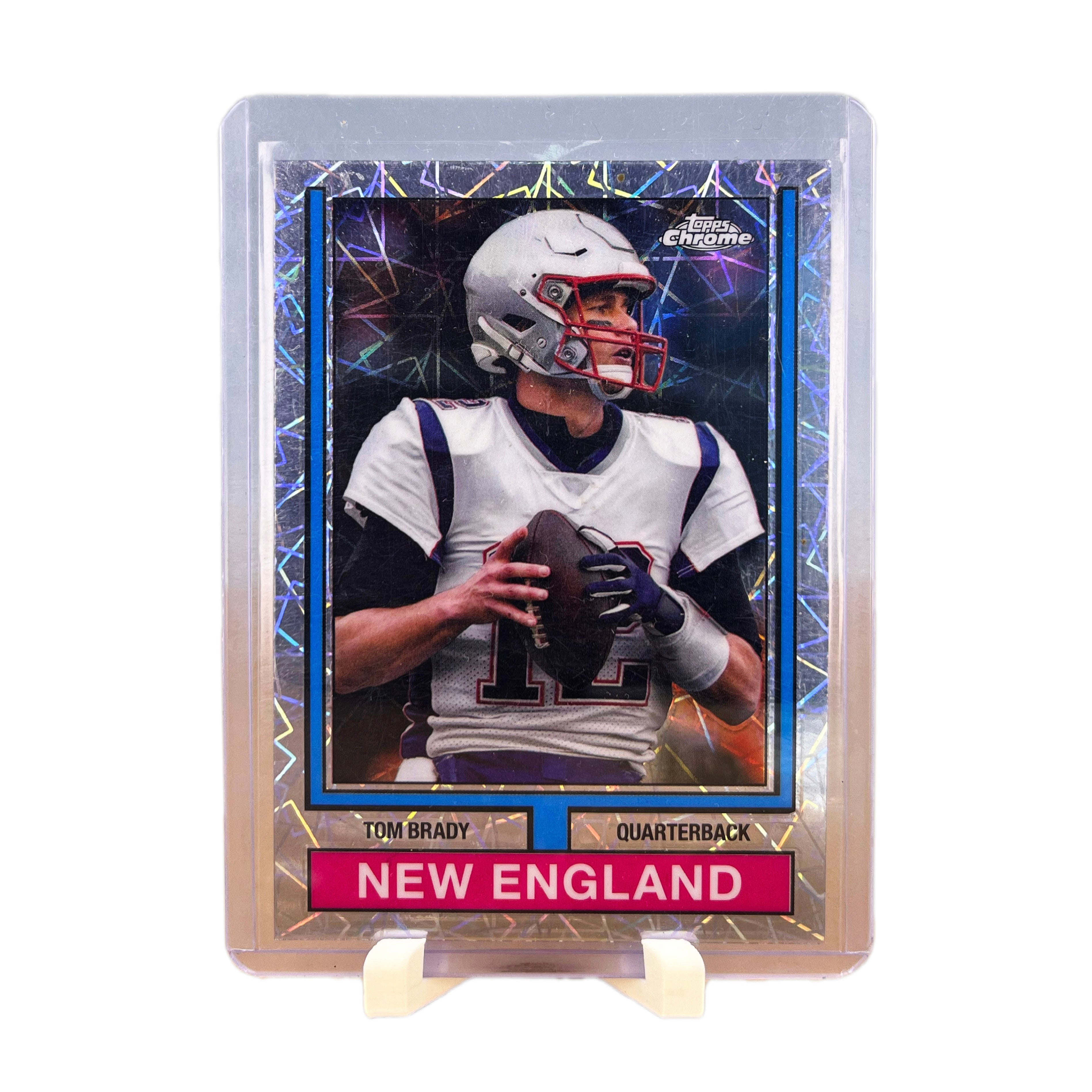 Carta Topps 2024 Chrome #74TF-16 Tom Brady Laser Refractor