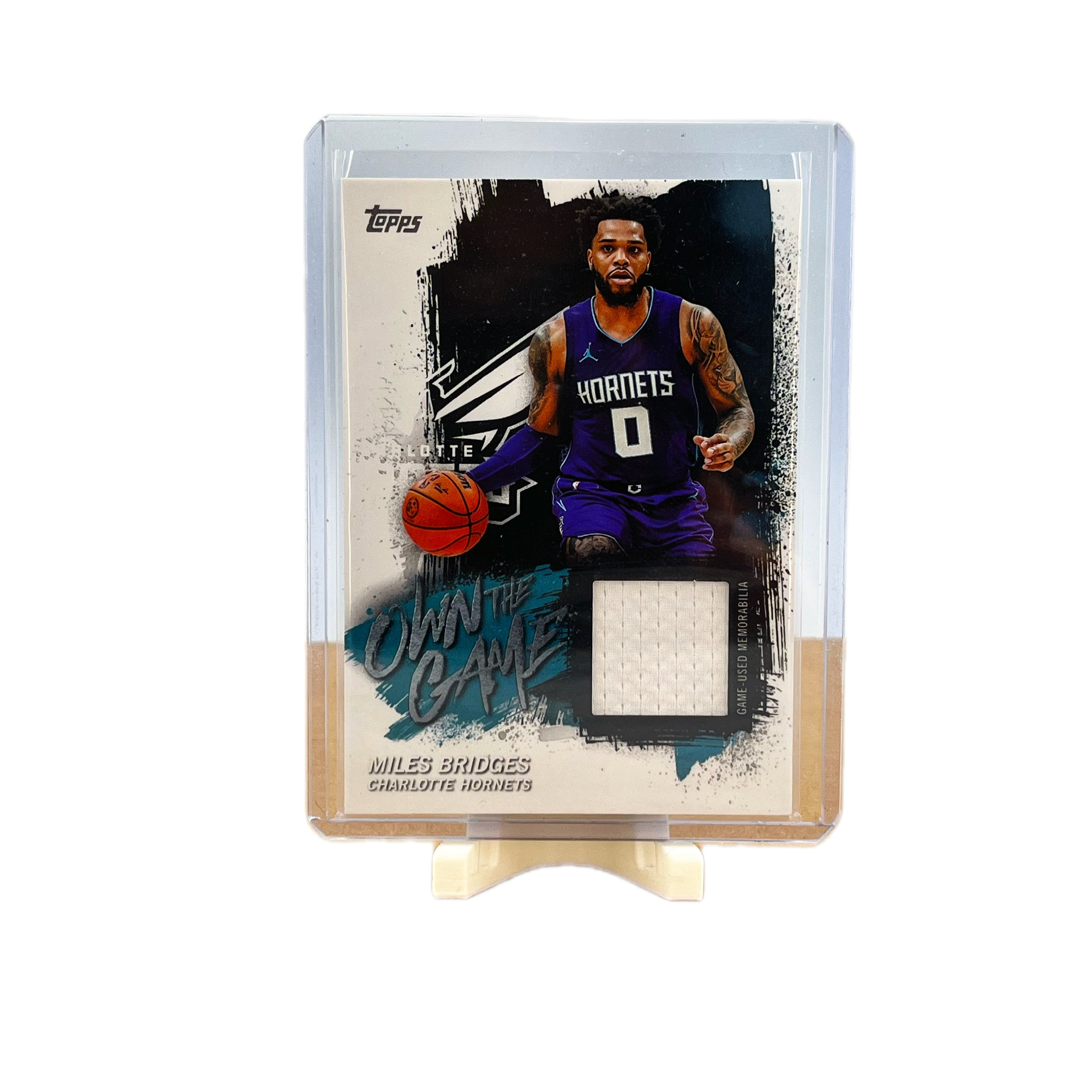 Carta Topps Basketball 2025 #OTGA-MB Miles Bridges Own The Game Game-Used Memorabilia