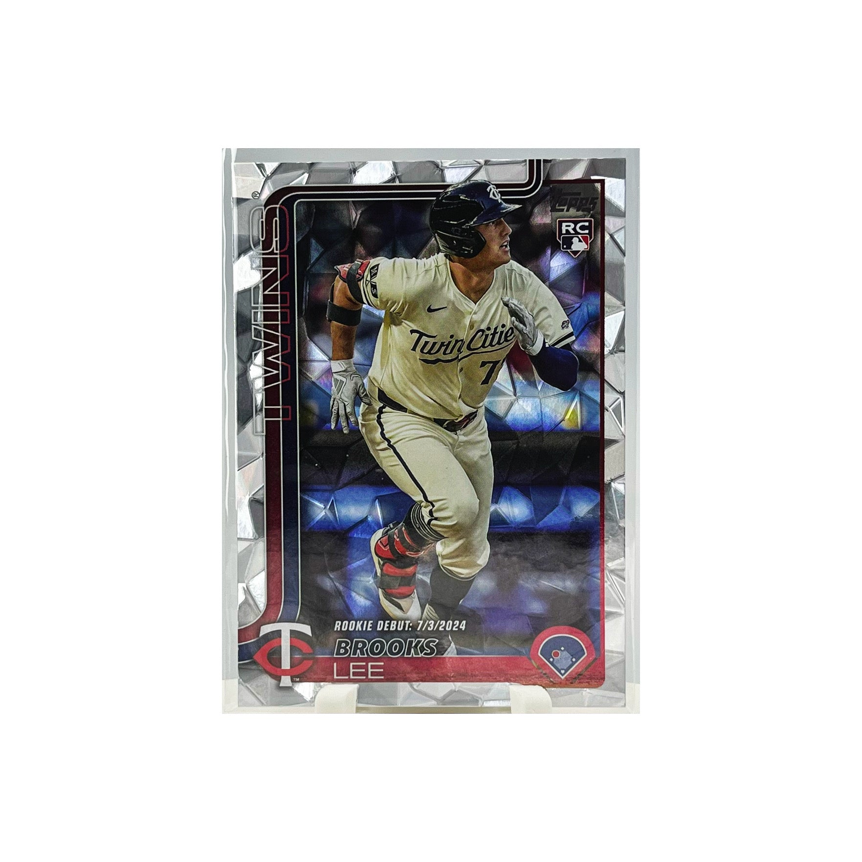 Carta Topps Update Series 2025 #US243 Brooks Lee Diament Foil RC