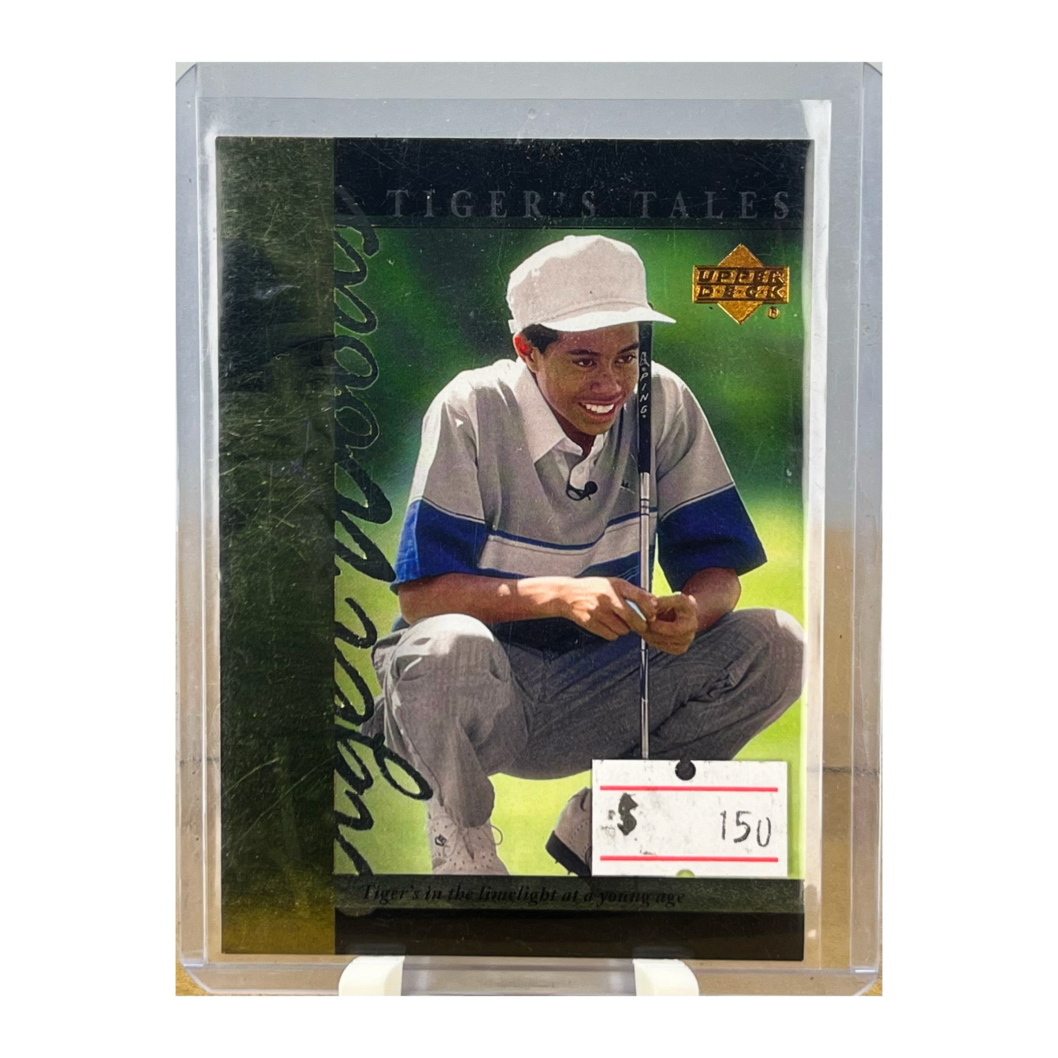 Carta Upper Deck 2001 Tiger's Tales #TT3 Tiger Woods
