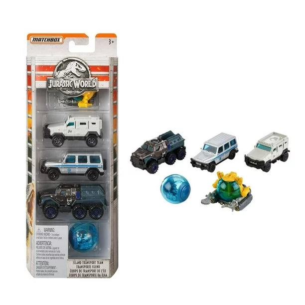 Jurassic World Island Transport Team Pack Matchbox