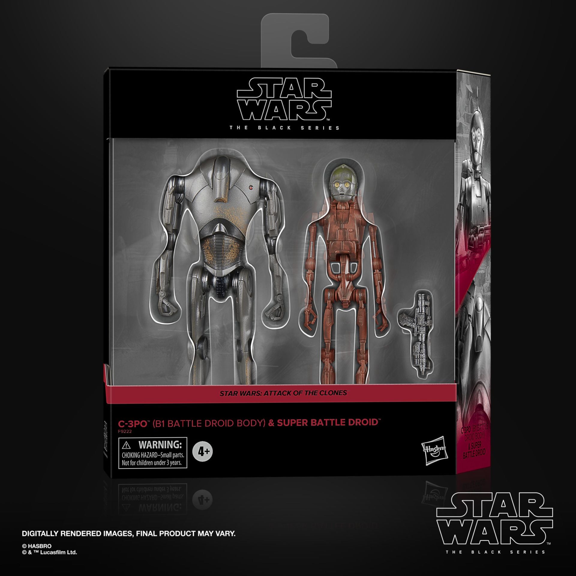 Star Wars The Black Series Attack Of The Clones C-3P0 (B1 Battle Droid Body) & Super Battle Droid Two Pack Hasbro