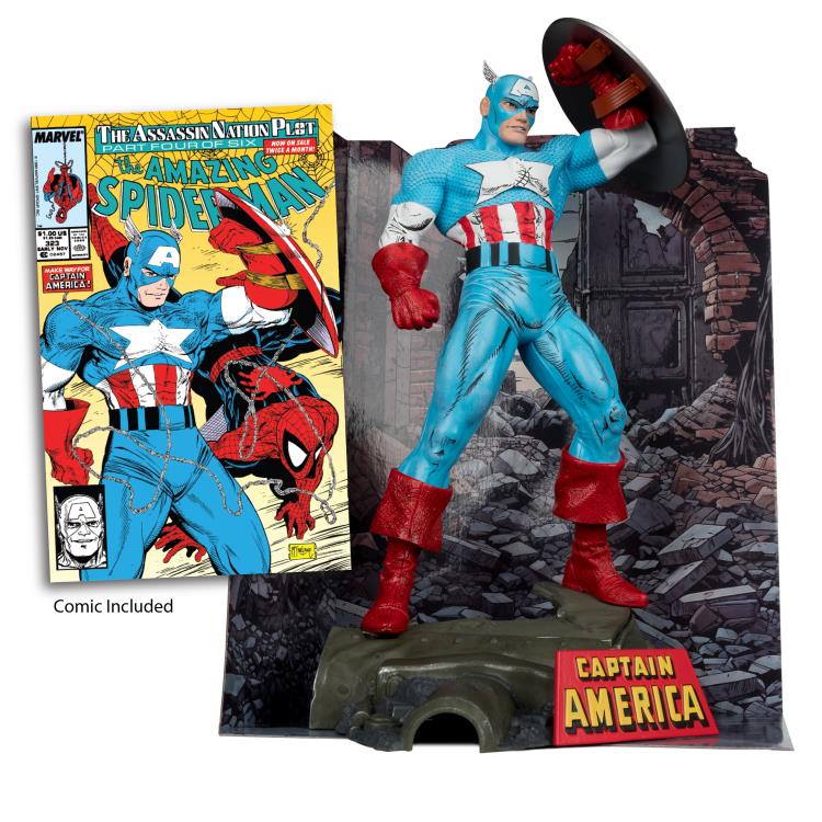 Marvel Comics Captain America (The Amazing Spider-Man #323) 1/6 Estatua McFarlane