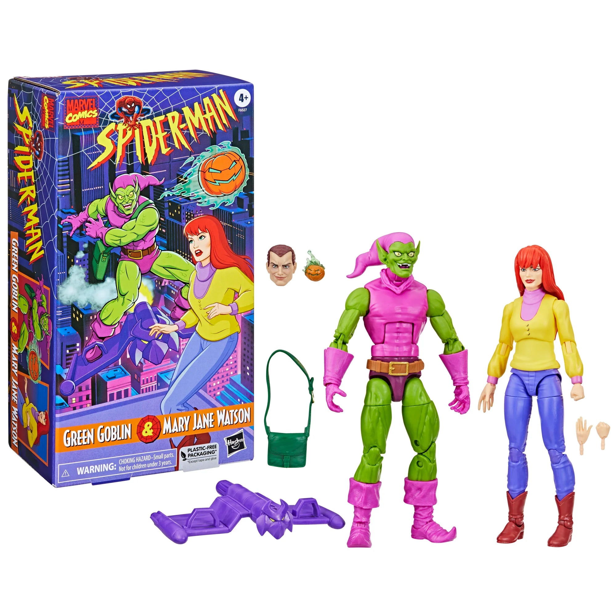 Green Goblin & Mary Jane Watson Marvel Comics Hasbro VHS Marvel Legends