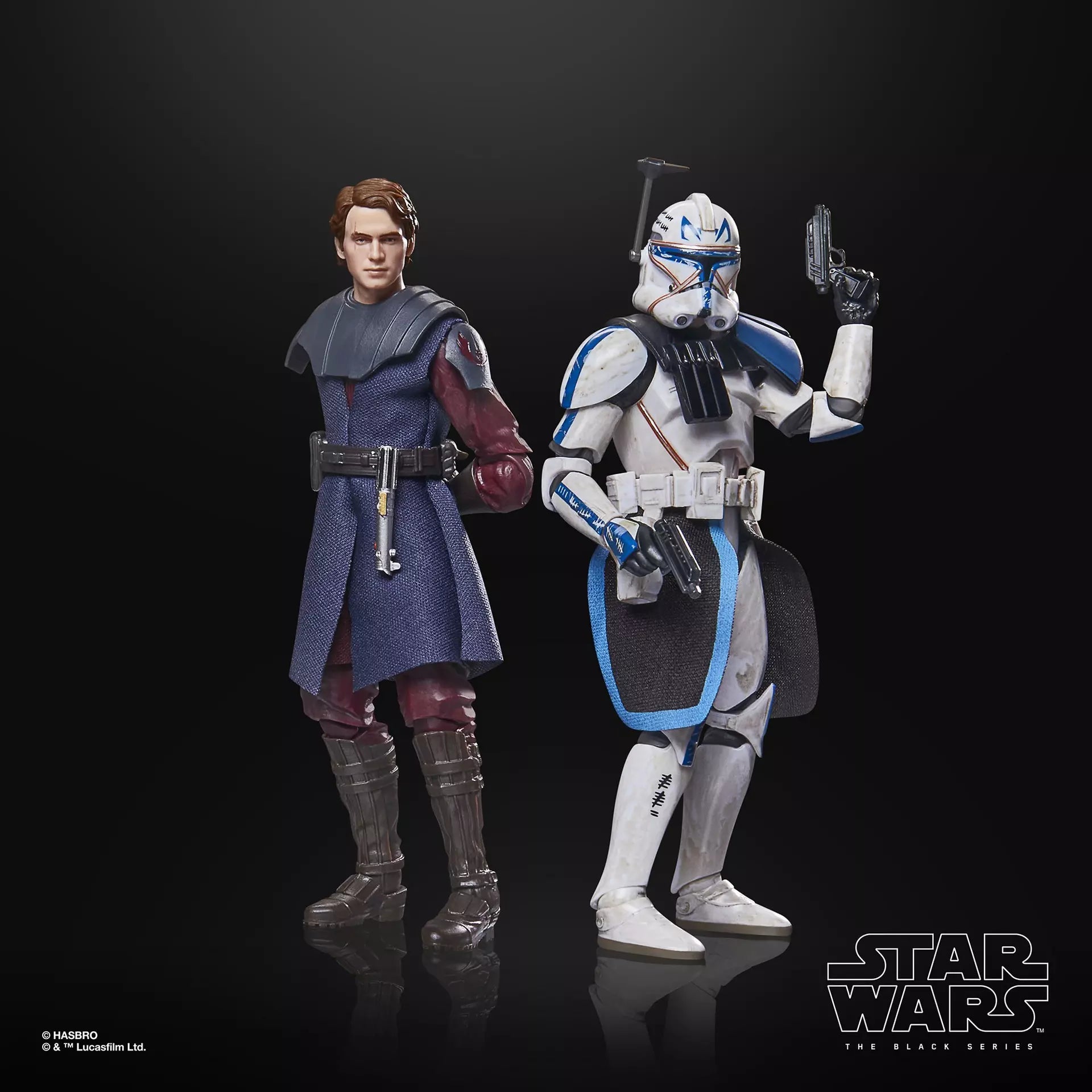 PREVENTA Star Wars The Black Series Anakin Skywalker and Captain Rex Two Pack Hasbro (Primer pago/anticipo)