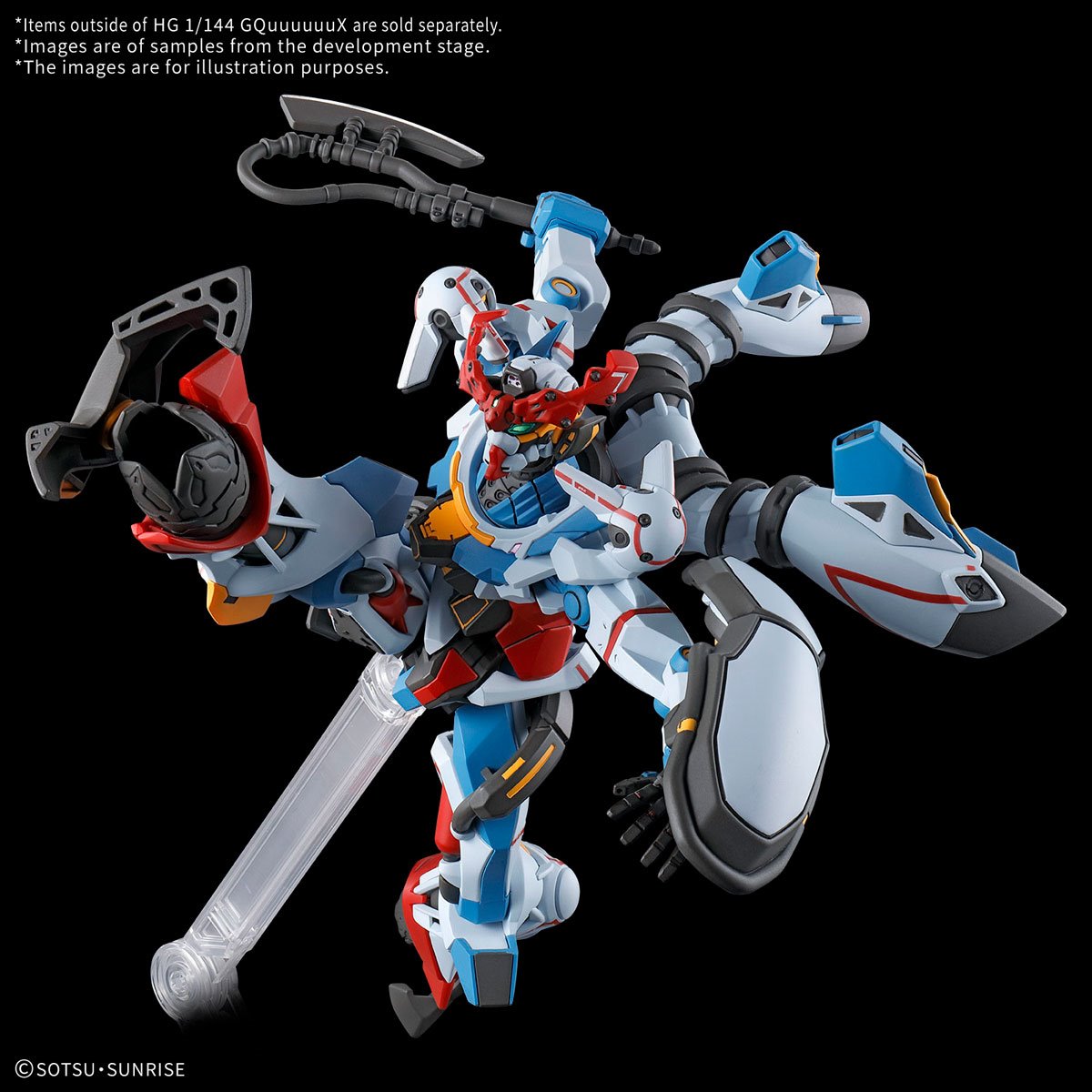 PREVENTA HG 1/144 Mobile Suit Gundam Gquuuuuux Gundam Model Kit Bandai