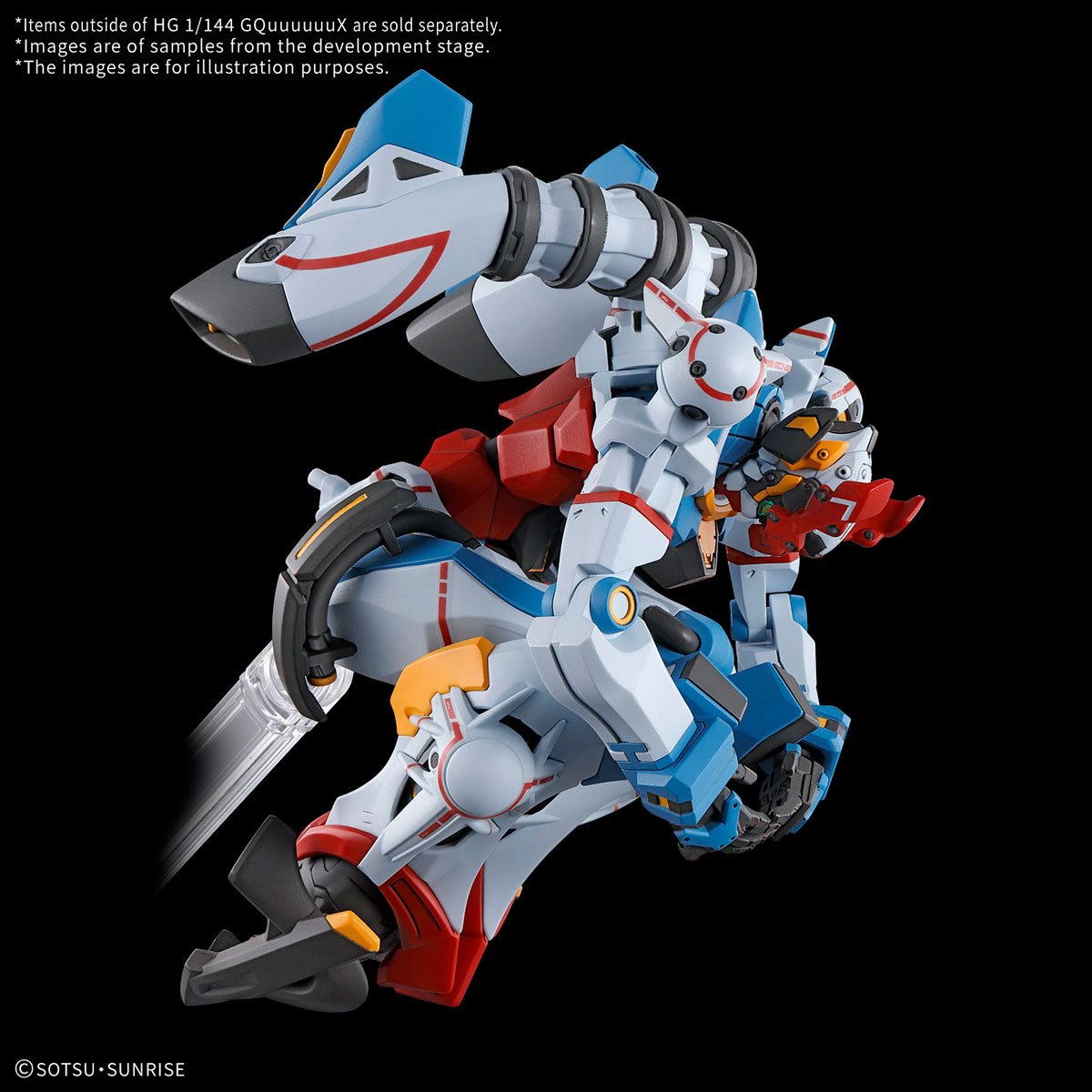 PREVENTA HG 1/144 Mobile Suit Gundam Gquuuuuux Gundam Model Kit Bandai
