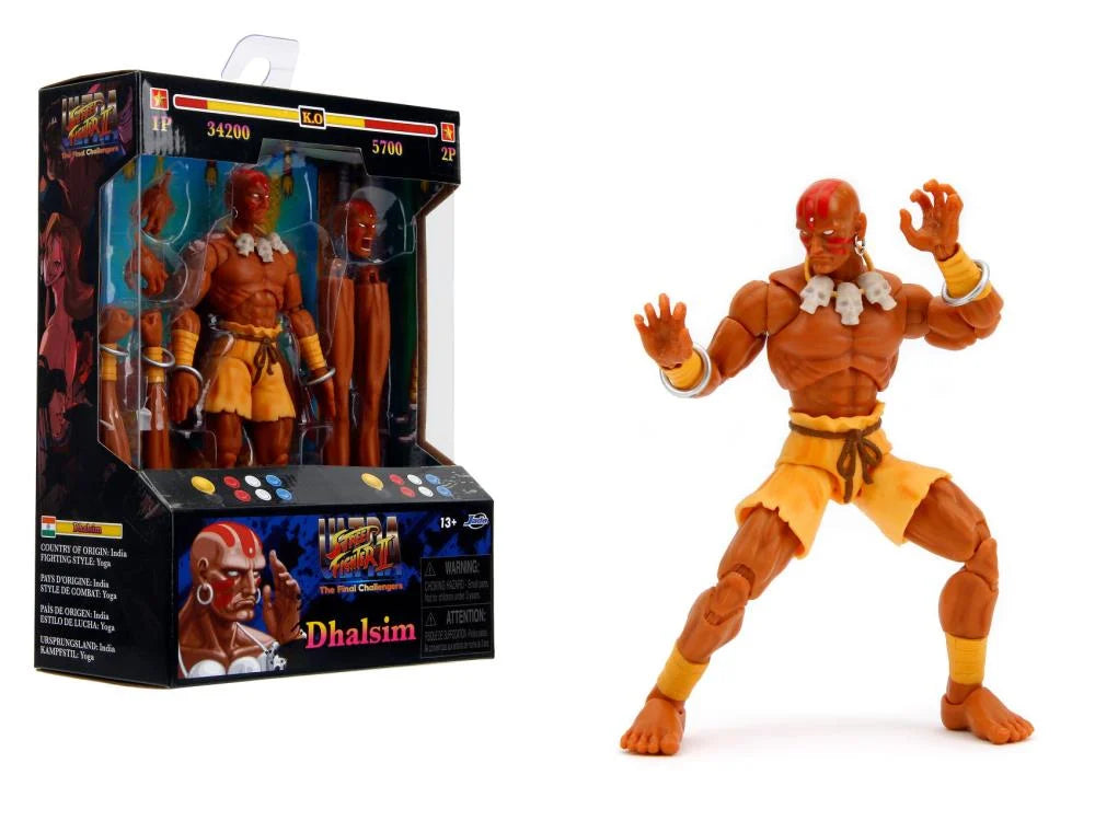 PREVENTA: Ultra Street Fighter II Dhalsim Jada Toys (primer pago/anticipo)