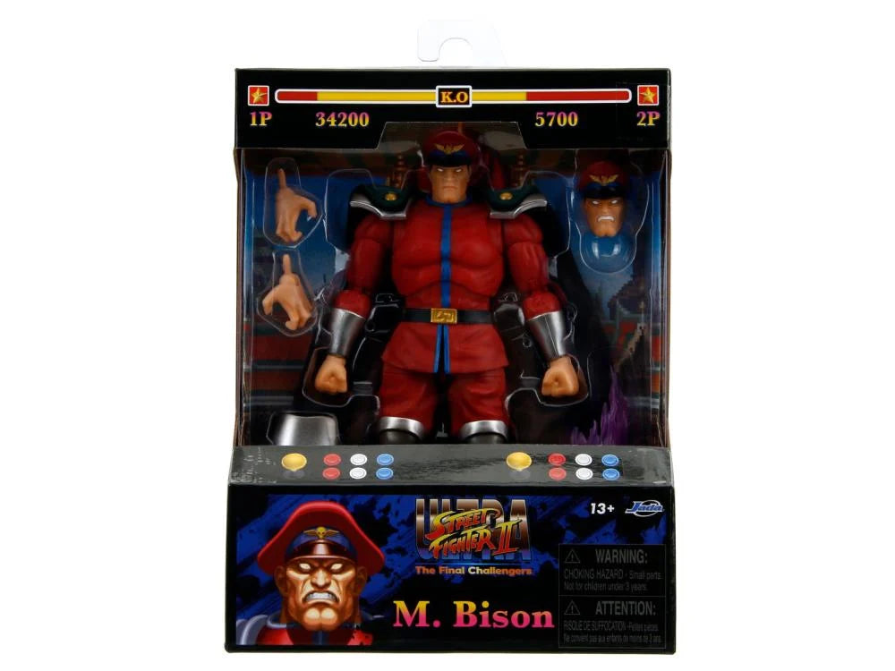 PREVENTA: Ultra Street Fighter II M. Bison Jada Toys (primer pago/anticipo)