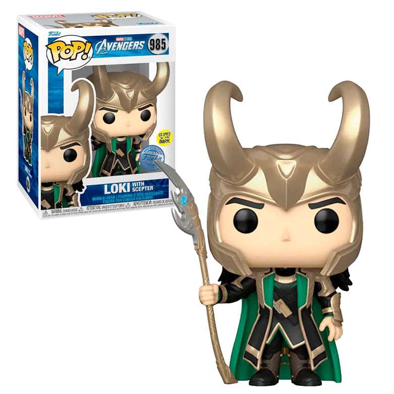 The Avengers Loki with Scepter Funko Pop
