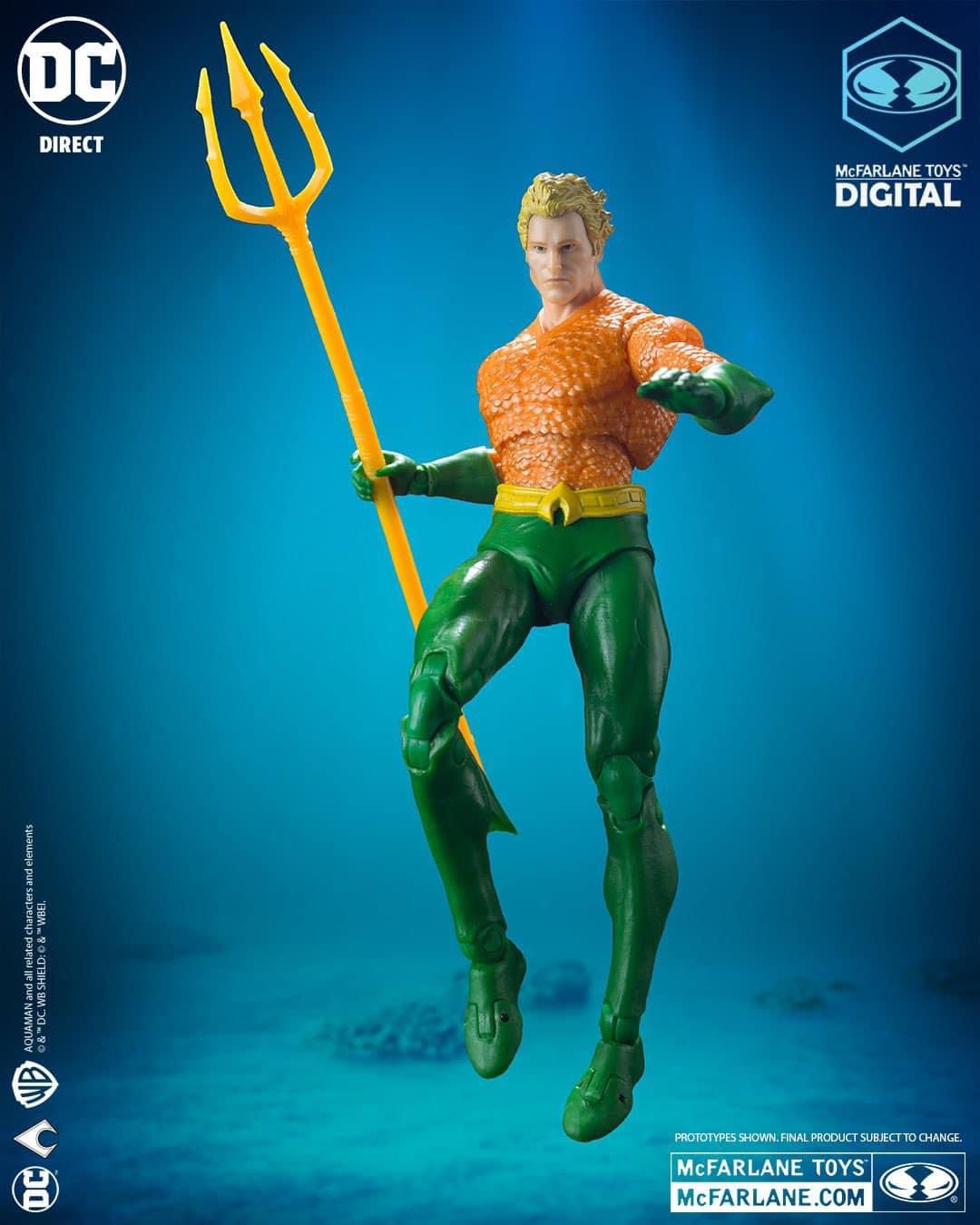 DC Direct McFarlane Digital Aquaman (DC Classic) McFarlane