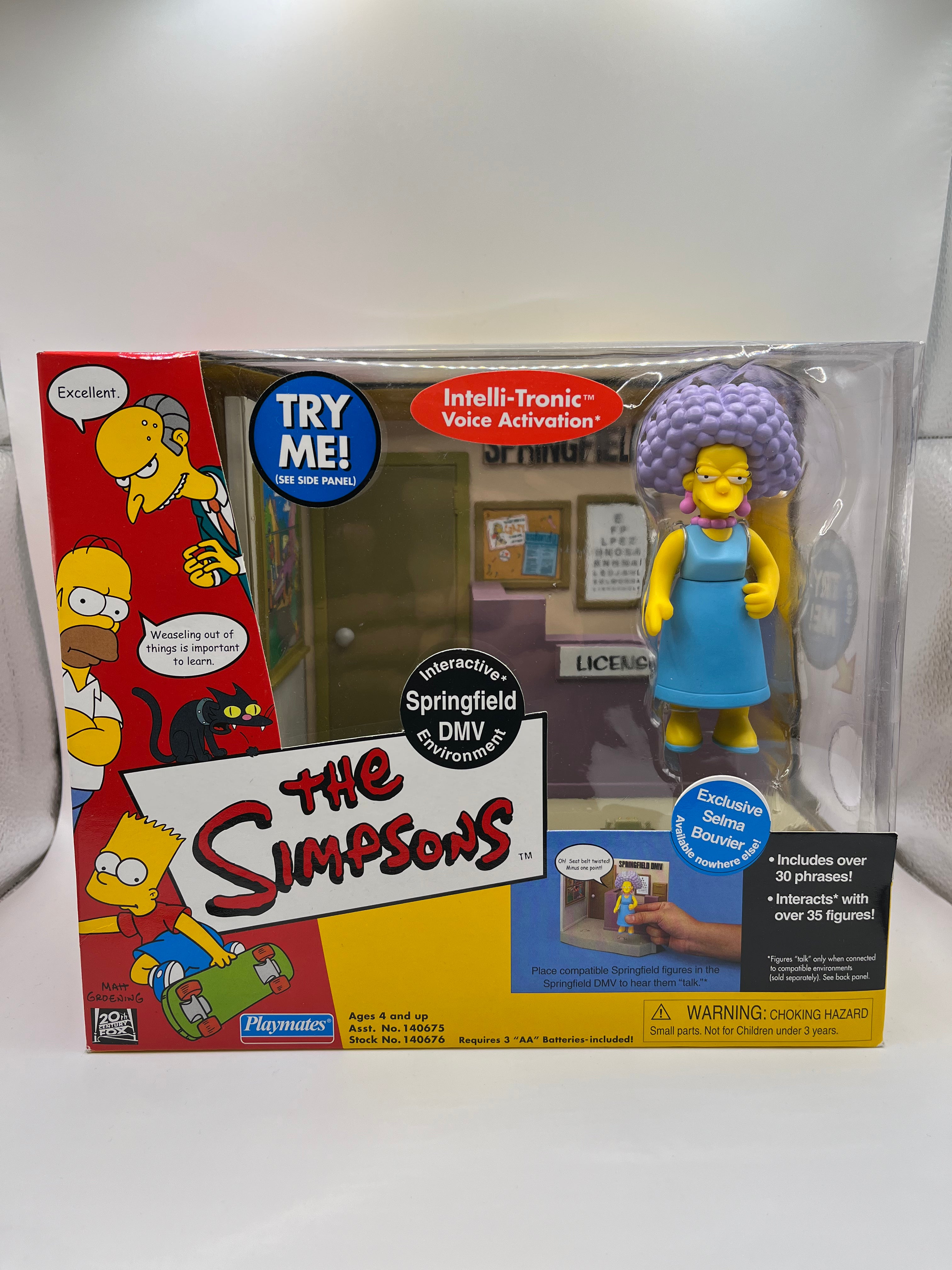 The Simpsons Springfield DMV Set Playmates