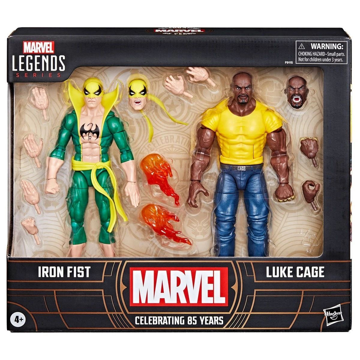 PREVENTA Marvel Legends Celebrating 85 Years Iron Fist & Luke Cage Two-Pack Hasbro (Primer pago/anticipo)