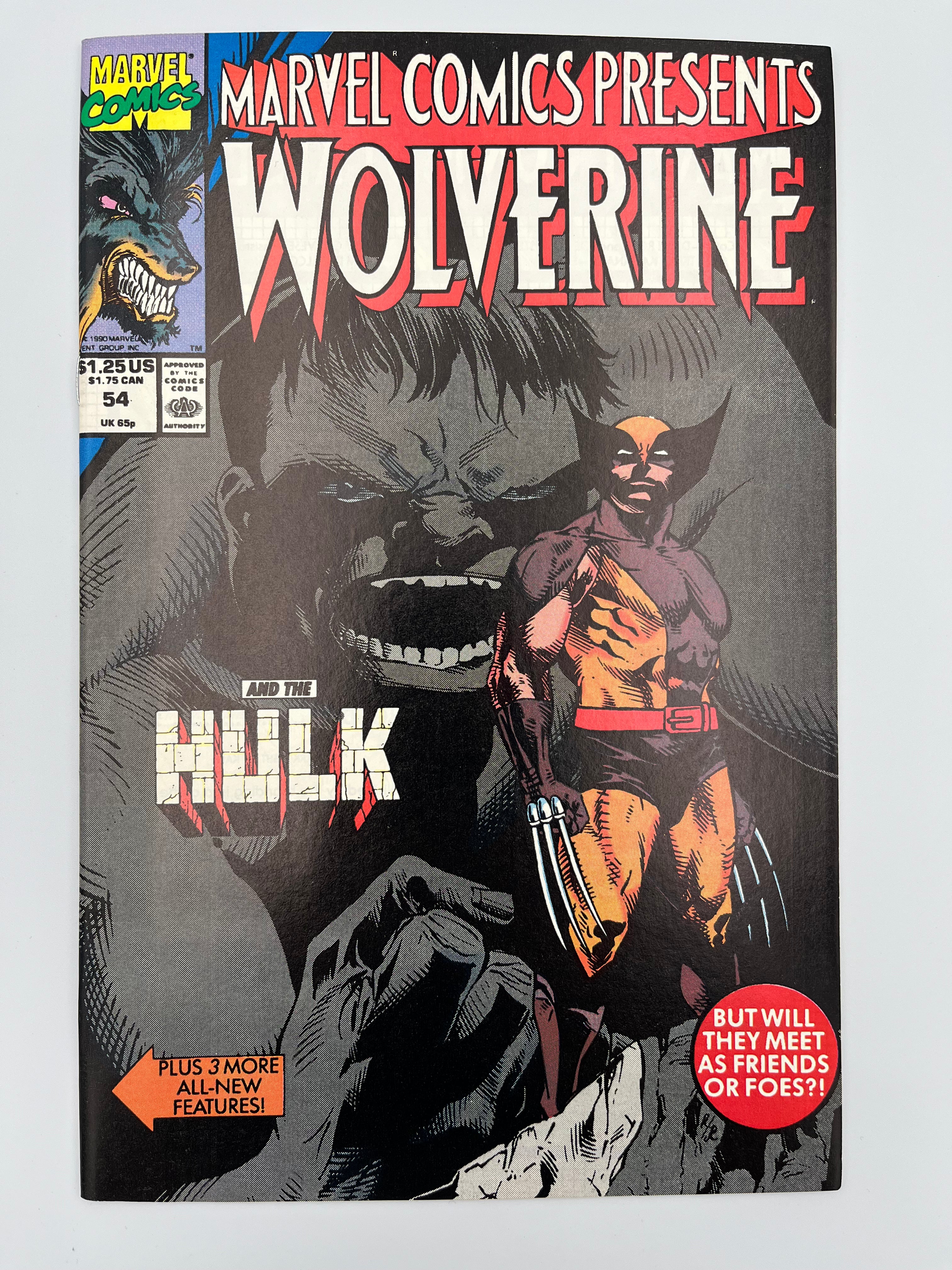 Marvel Comics Presents Wolverine #54 Marvel Comics