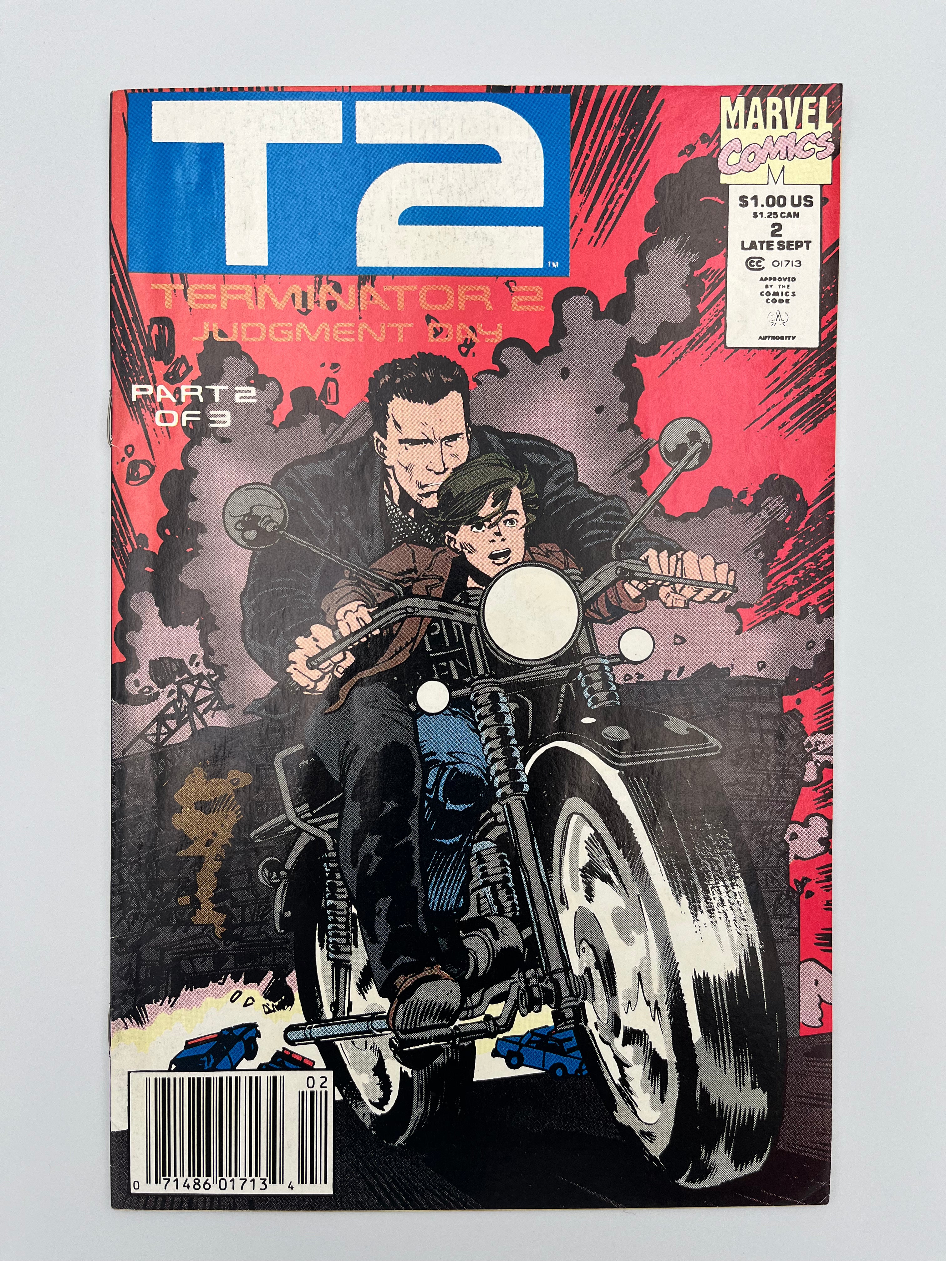 T2 Terminator Judment Day Marvel Comics #2