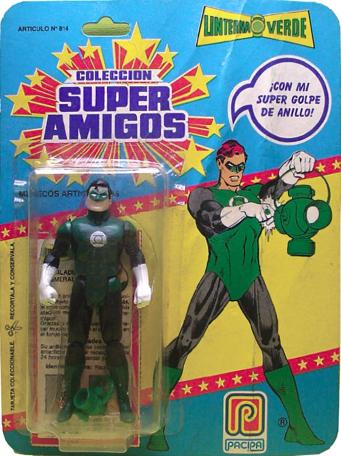 Linterna Verde Super Powers vintage