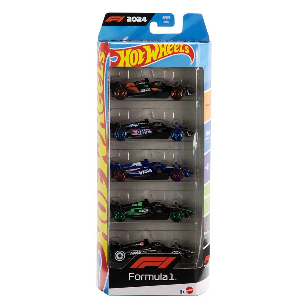 Hot Wheels Formula 1 2024 Race Team 5 Pack Mattel