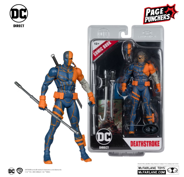 DC Direct Page Punchers Deathstroke (DC Rebirth) Platinum Edition Mcfarlane