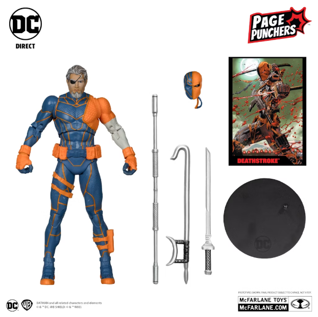 DC Direct Page Punchers Deathstroke (DC Rebirth) Platinum Edition Mcfarlane