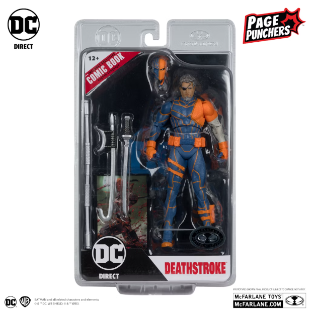 DC Direct Page Punchers Deathstroke (DC Rebirth) Platinum Edition Mcfarlane