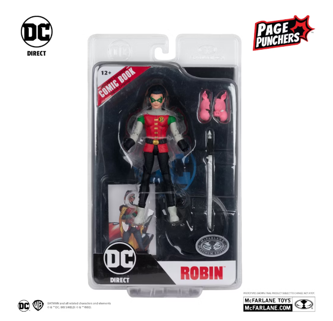 DC Direct Page Punchers Robin (Batman: Reborn) Platinum Edition Mcfarlane