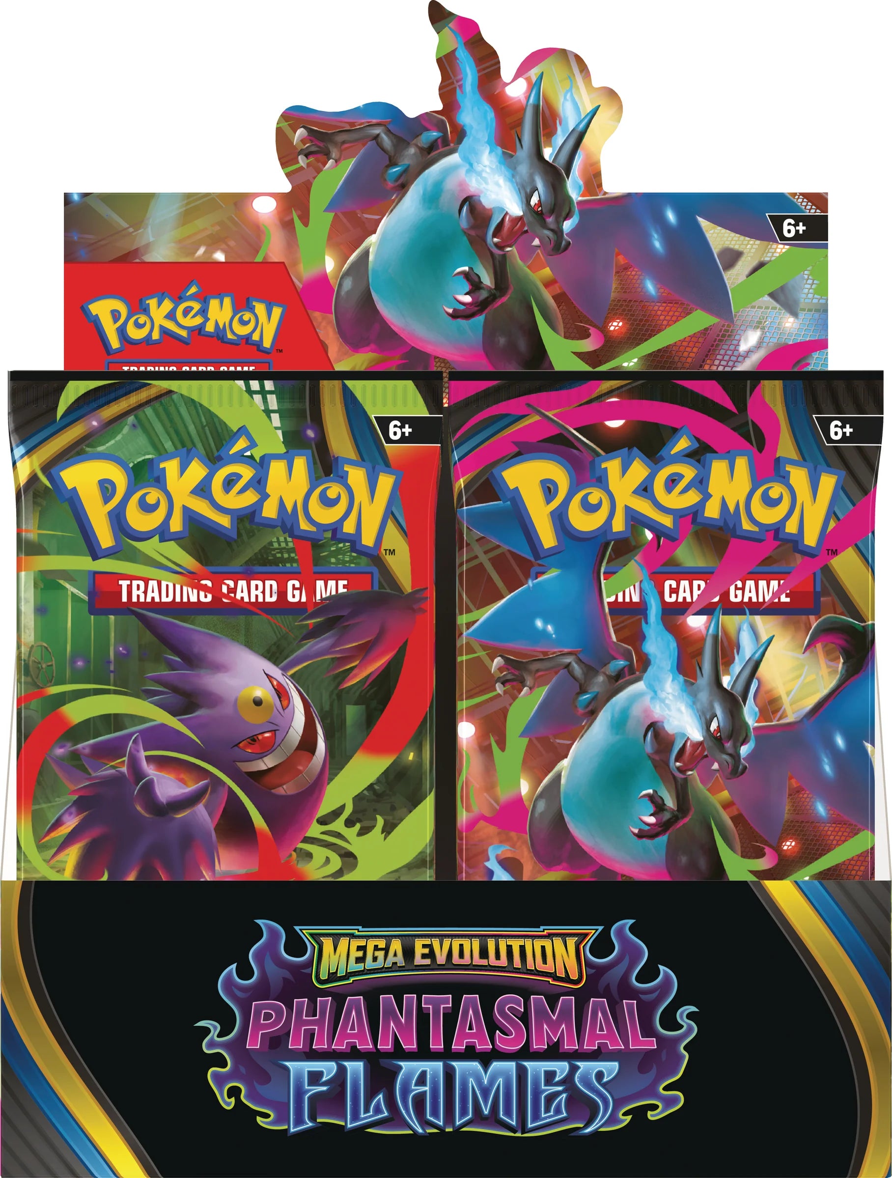 PREVENTA Pokémon TCG Mega Evolution Phantasmal Flames Booster Box (Primer pago/anticipo)