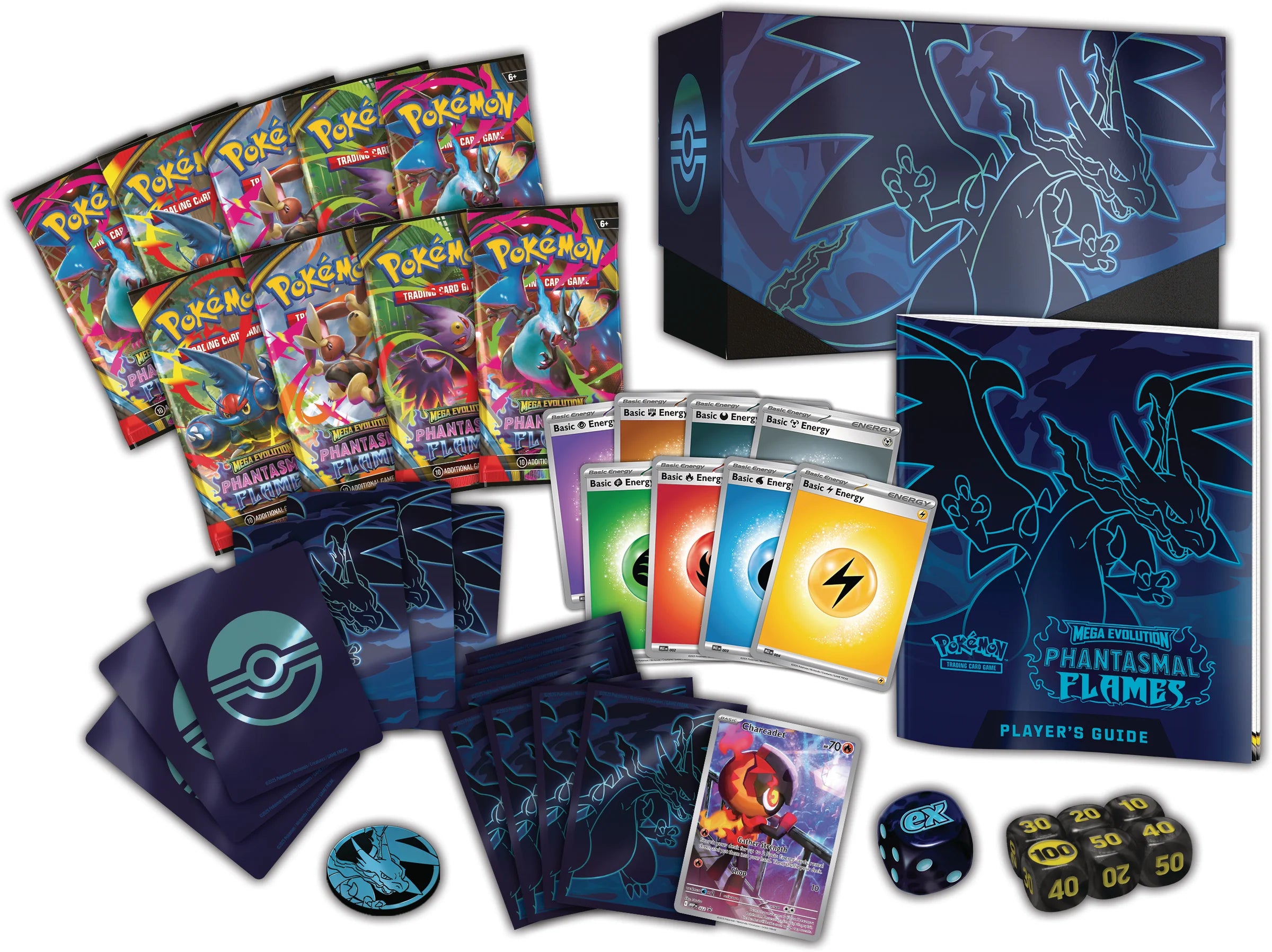 PREVENTA Pokémon TCG Mega Evolution Phantasmal Flames Elite Trainer Box (Primer pago/anticipo)