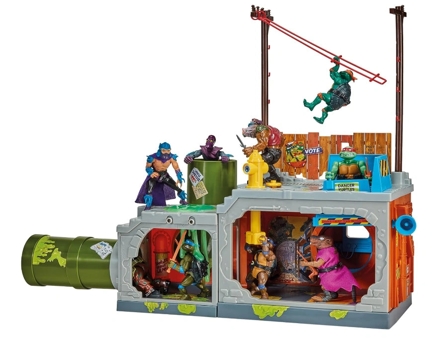 PREVENTA TMNT Sewer Playset Reedición Playmates (Primer pago/anticipo)