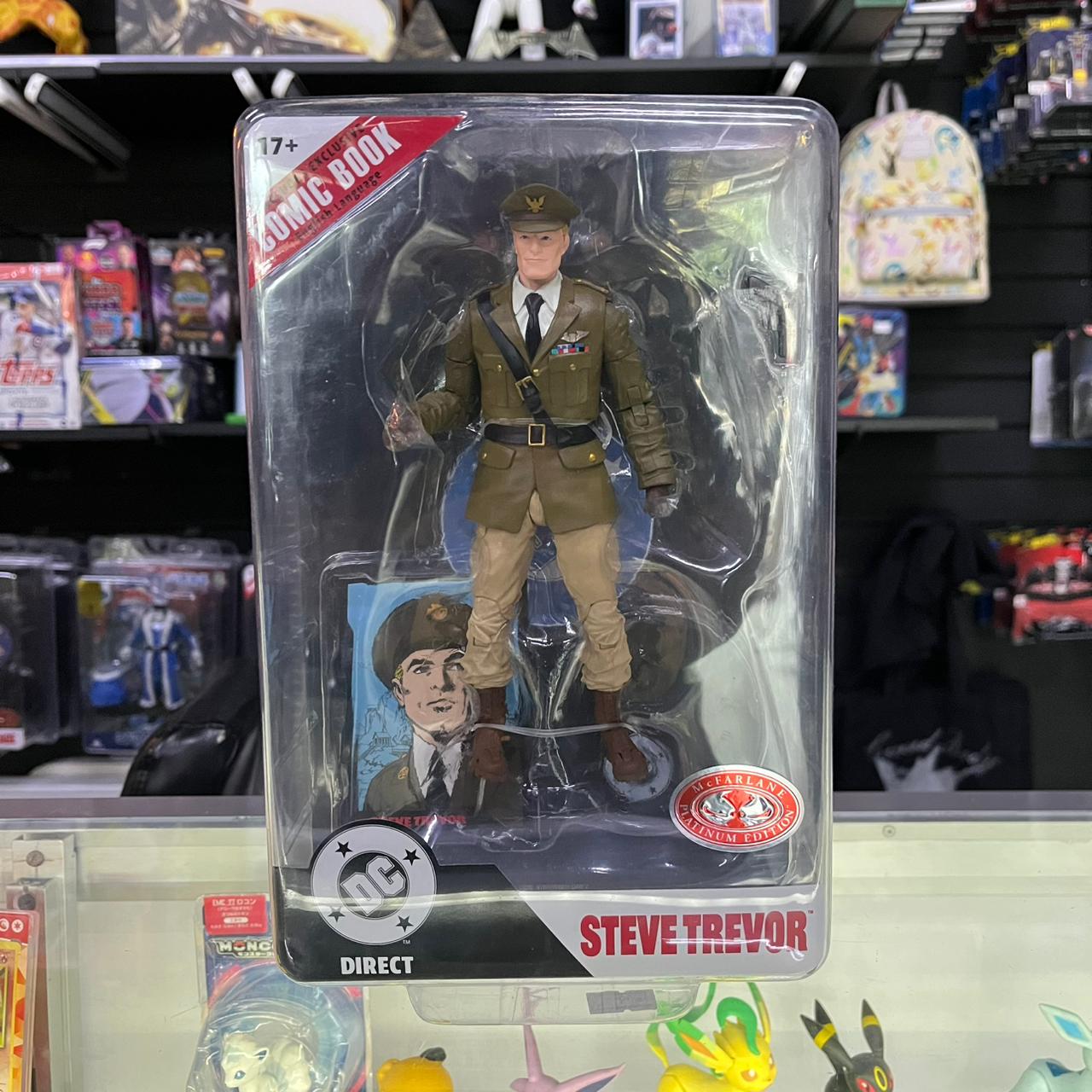 DC Direct Page Punchers Steve Trevor (Wonder Woman #1) Red Platinum McFarlane