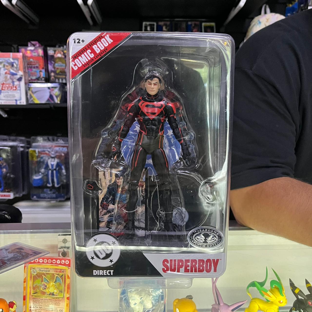 DC Direct Page Punchers Superboy (Return of Superman) Red Platinum McFarlane