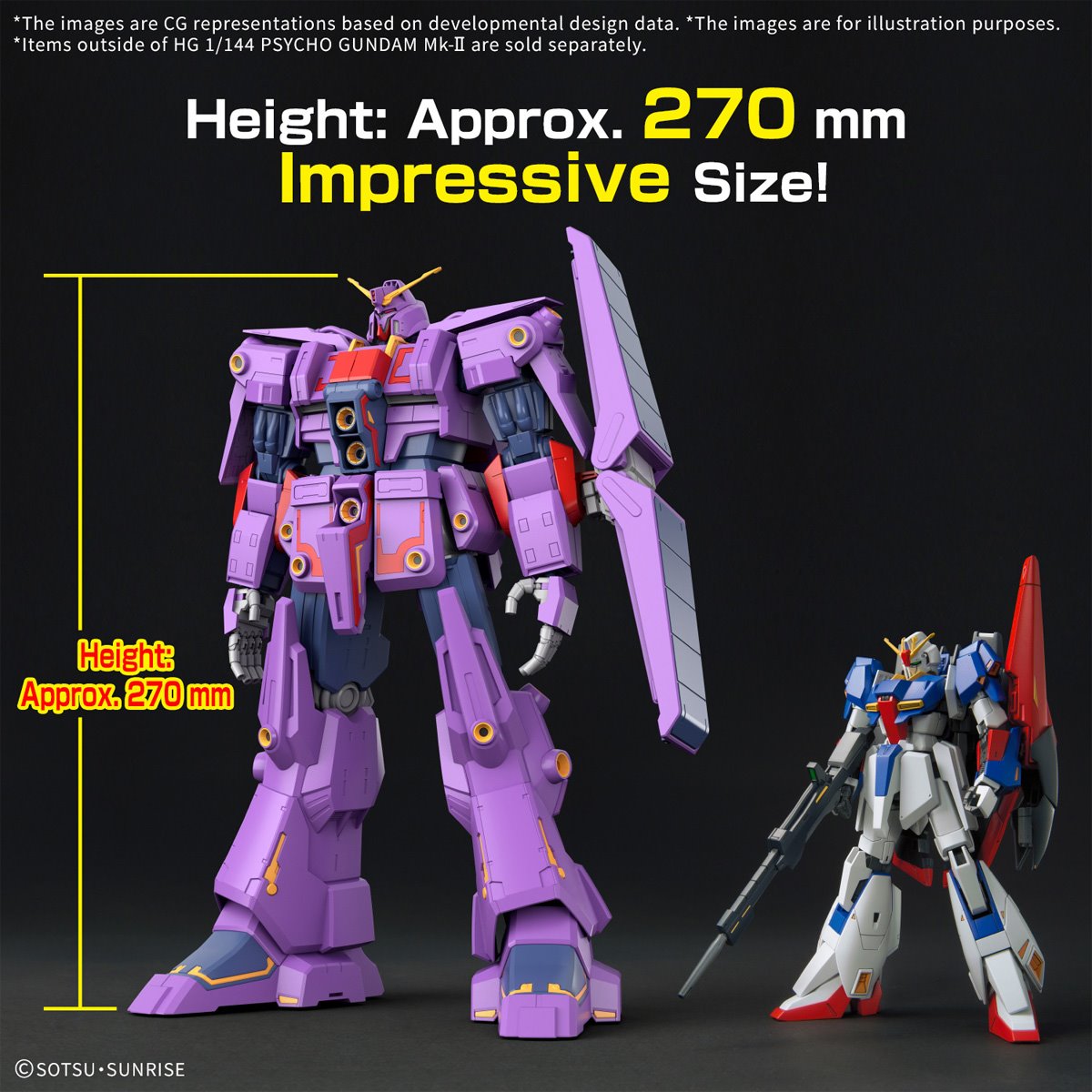 PREVENTA HGUC 1/144 261 Psycho Gundam MK-II (Mobile Suit Gundam ZZ) Model Kit Bandai (Primer pago/anticipo)