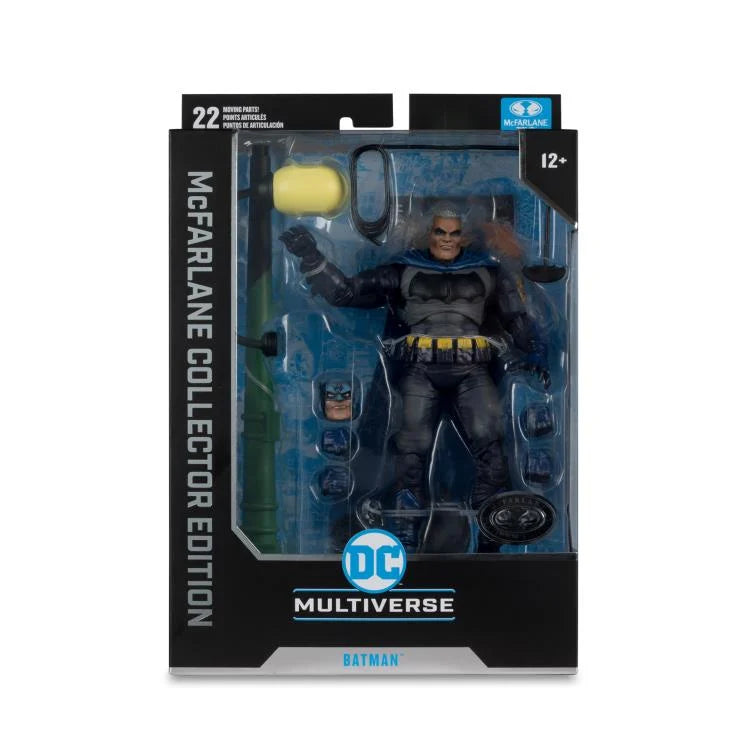 DC Multiverse Batman: The Dark Knight Batman (Battle Damage) Collector Edition Platinum Edition Mcfarlane