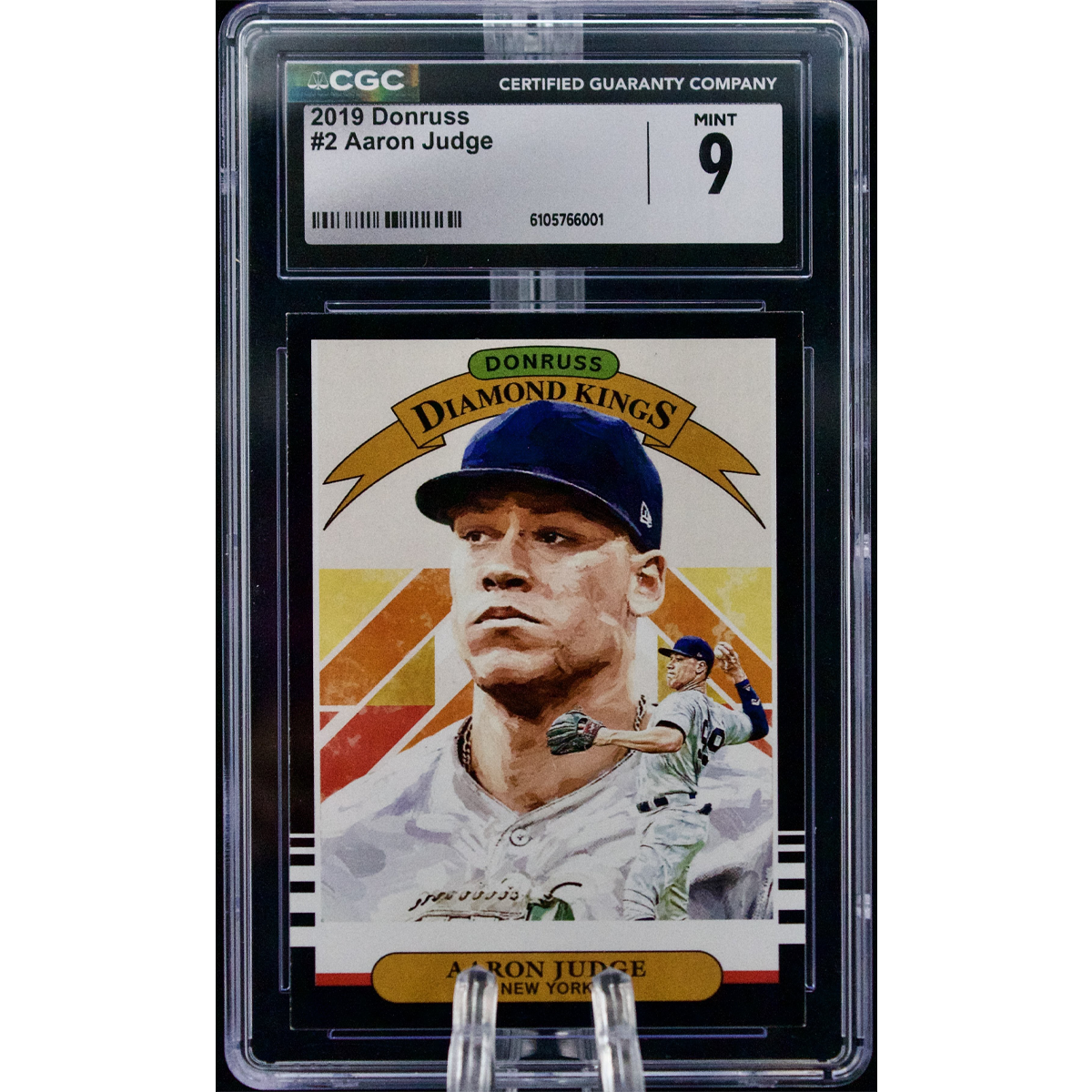 Carta Panini 2019 Donruss #2 Aaron Judge CGC 9