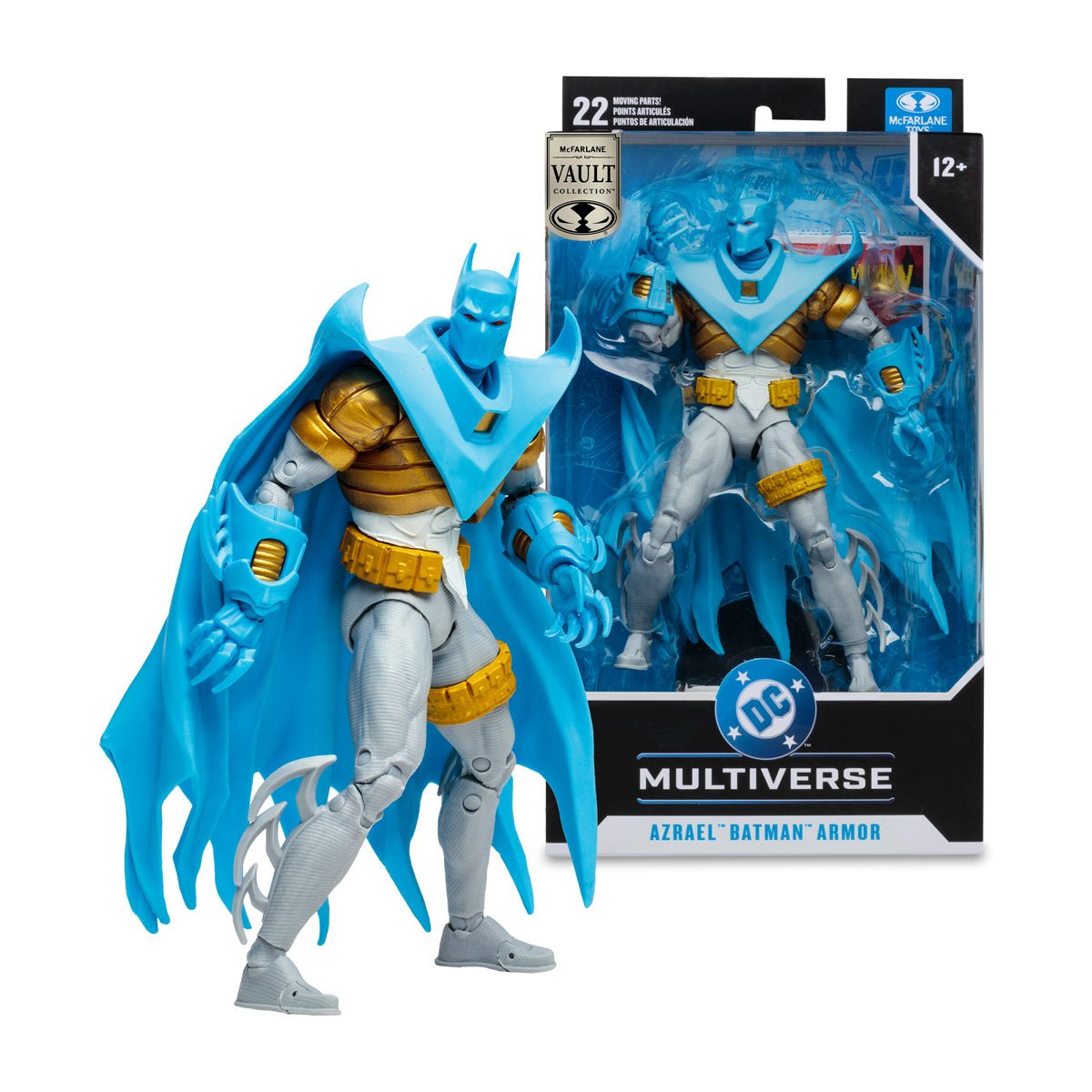 PREVENTA DC Multiverse Azrael Batman Armor (Batman: Knightfall) Vault Collection McFarlane (Primer pago/anticipo)
