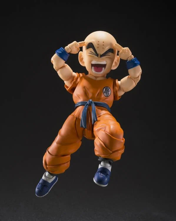 PREVENTA S.H. Figuarts Dragon Ball Z Krillin (Son Gokus Best Friend) Exclusivo Bandai (Primer pago/anticipo)