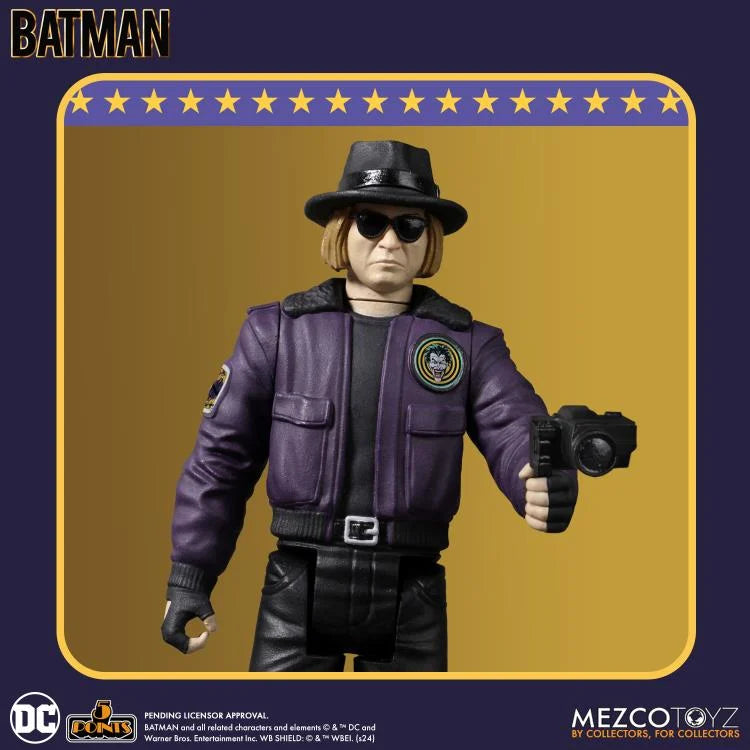 PREVENTA DC Comics Batman (1989) 5 Points Set de 3 Figuras Mezco Toyz (Primer pago/anticipo)