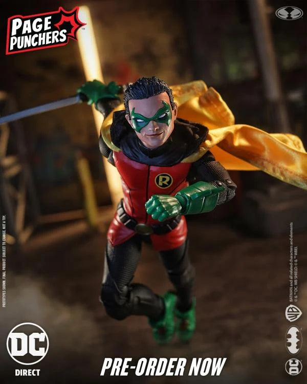 PREVENTA DC Direct Page Punchers Robin (Batman: Reborn) Mcfarlane (Primer pago/anticipo)