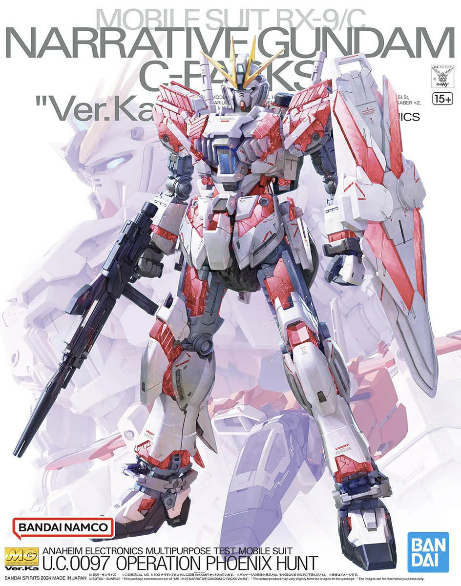 MG 1/100 Narrative Gundam C-Packs Ver.Ka Model Kit Bandai