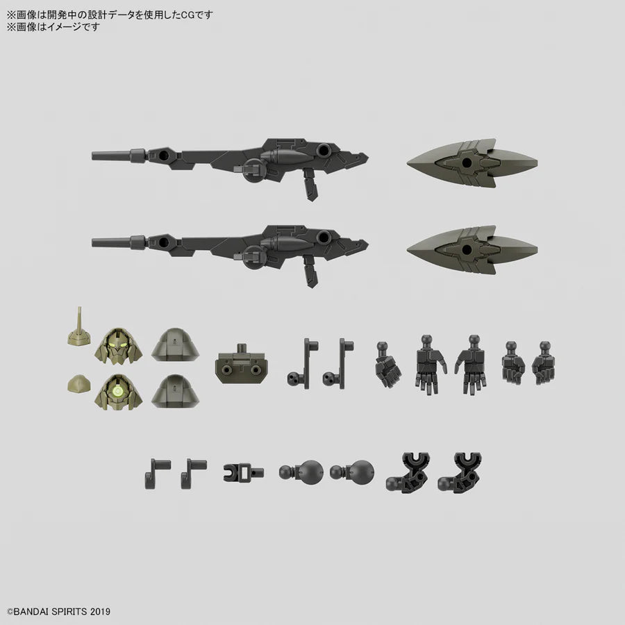 30MM 1/144 63 bEXM 21 Verdenova (Green) Model Kit Bandai
