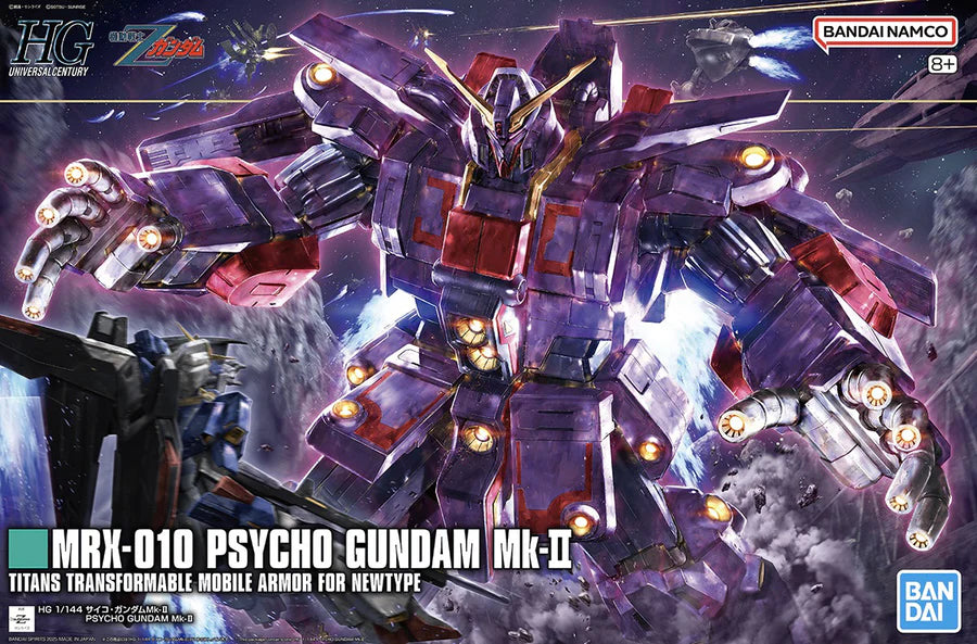 PREVENTA HGUC 1/144 261 Psycho Gundam MK-II (Mobile Suit Gundam ZZ) Model Kit Bandai (Primer pago/anticipo)