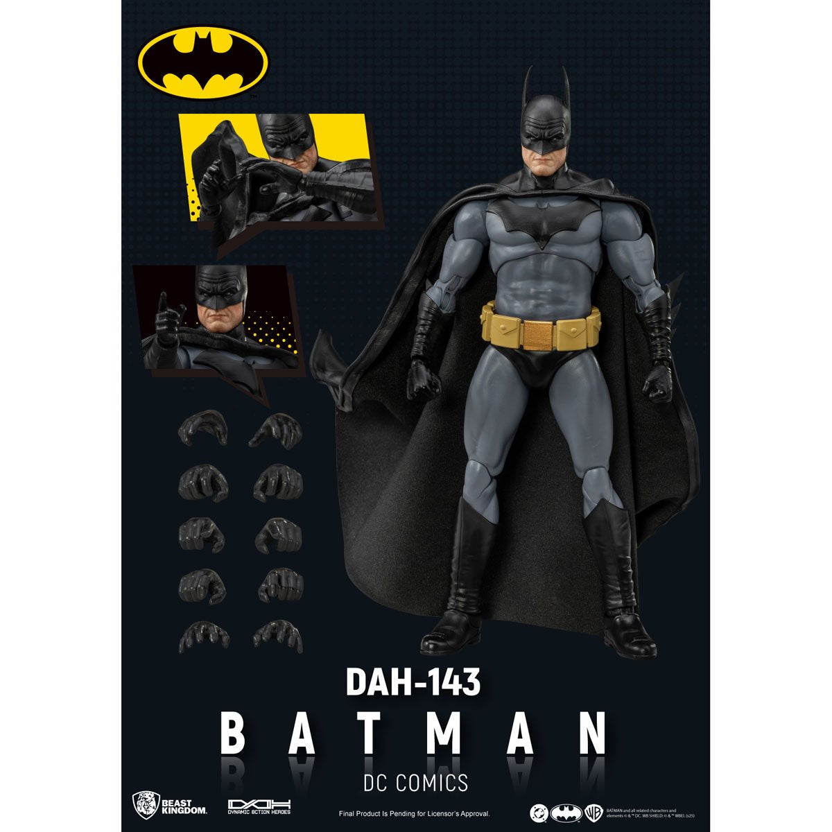 DC Comics Dynamic 8ction Heroes DAH-143 Batman Action Figure Beast Kingdom