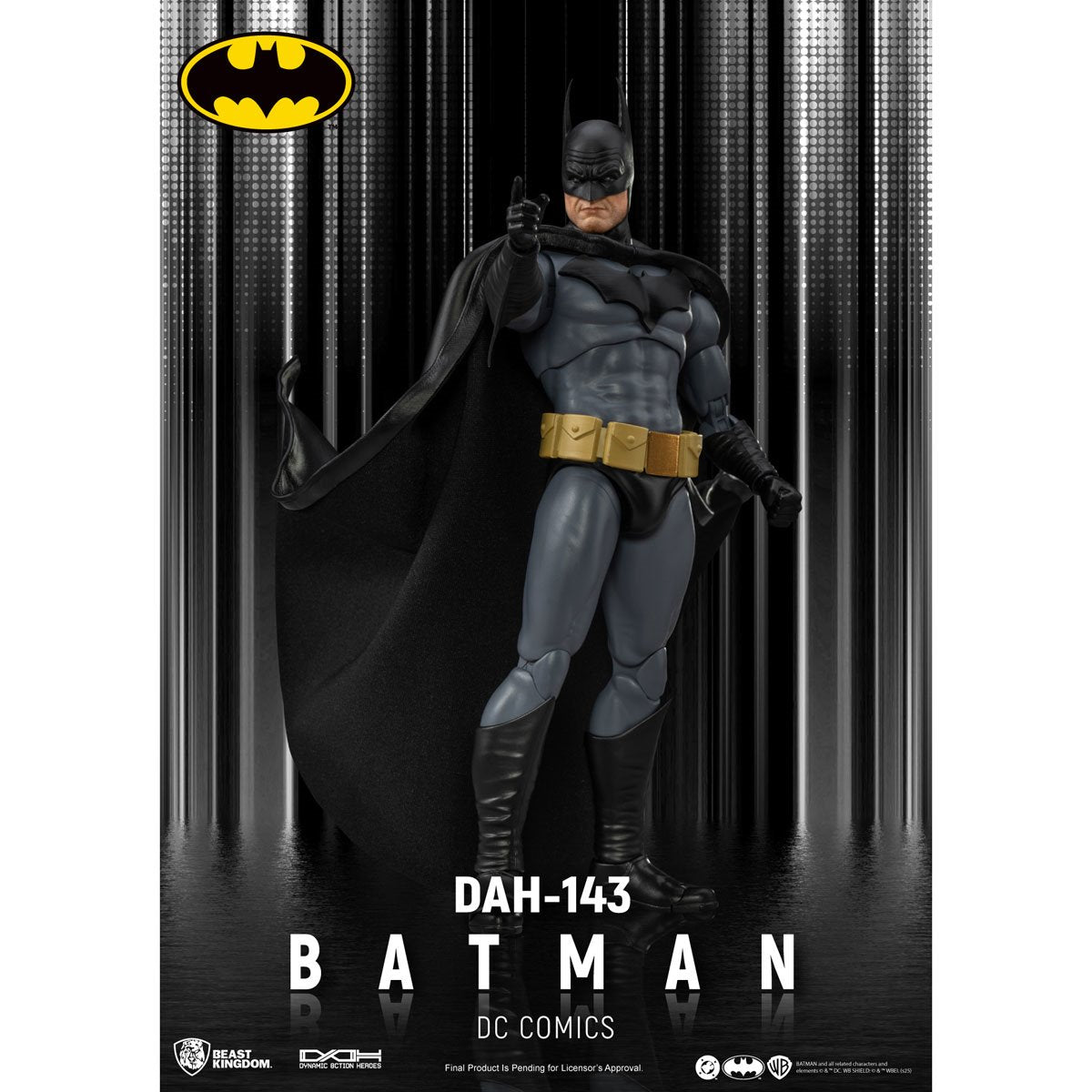 DC Comics Dynamic 8ction Heroes DAH-143 Batman Action Figure Beast Kingdom