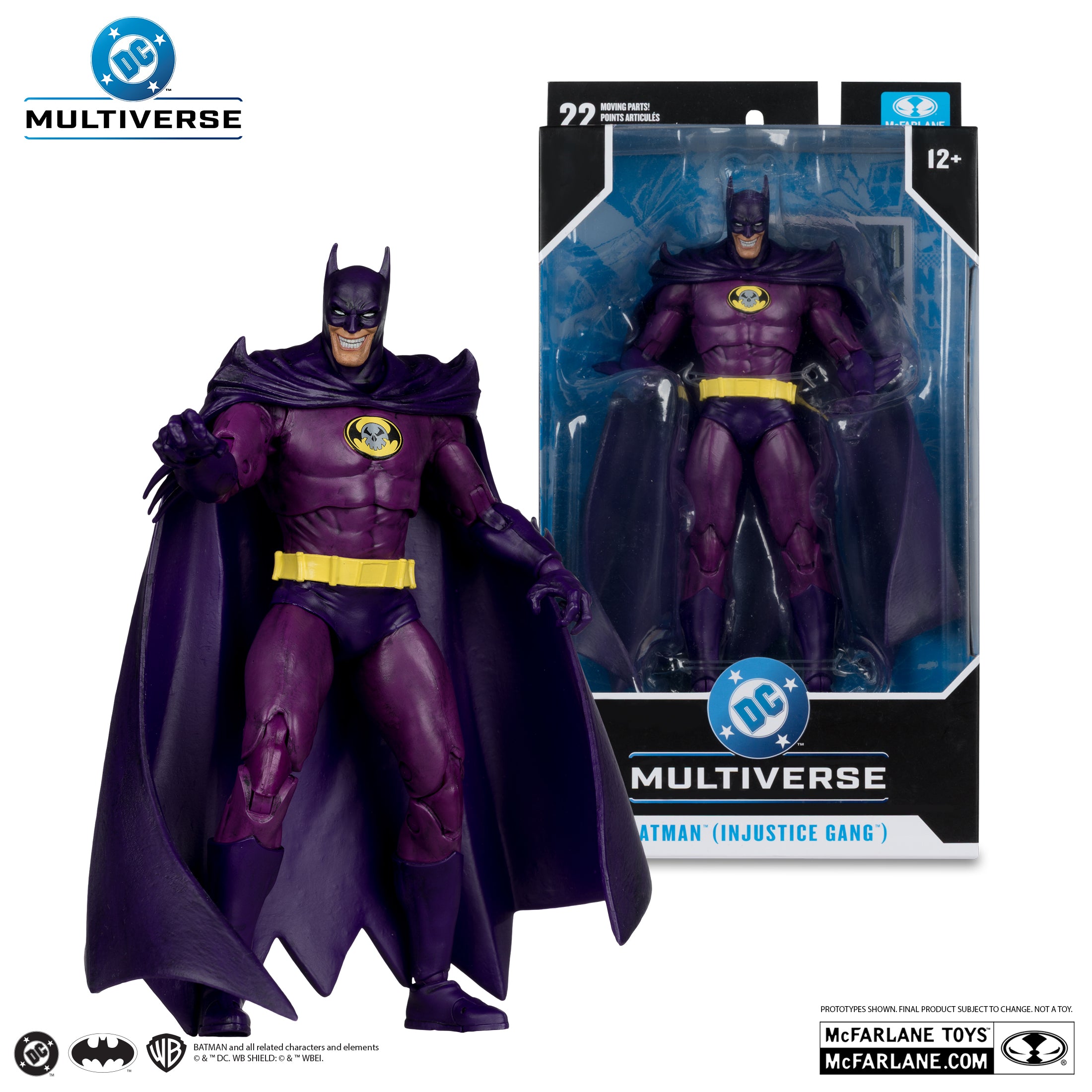 DC Multiverse Batman (Injustice Gang) Red Platinum Edition McFarlane