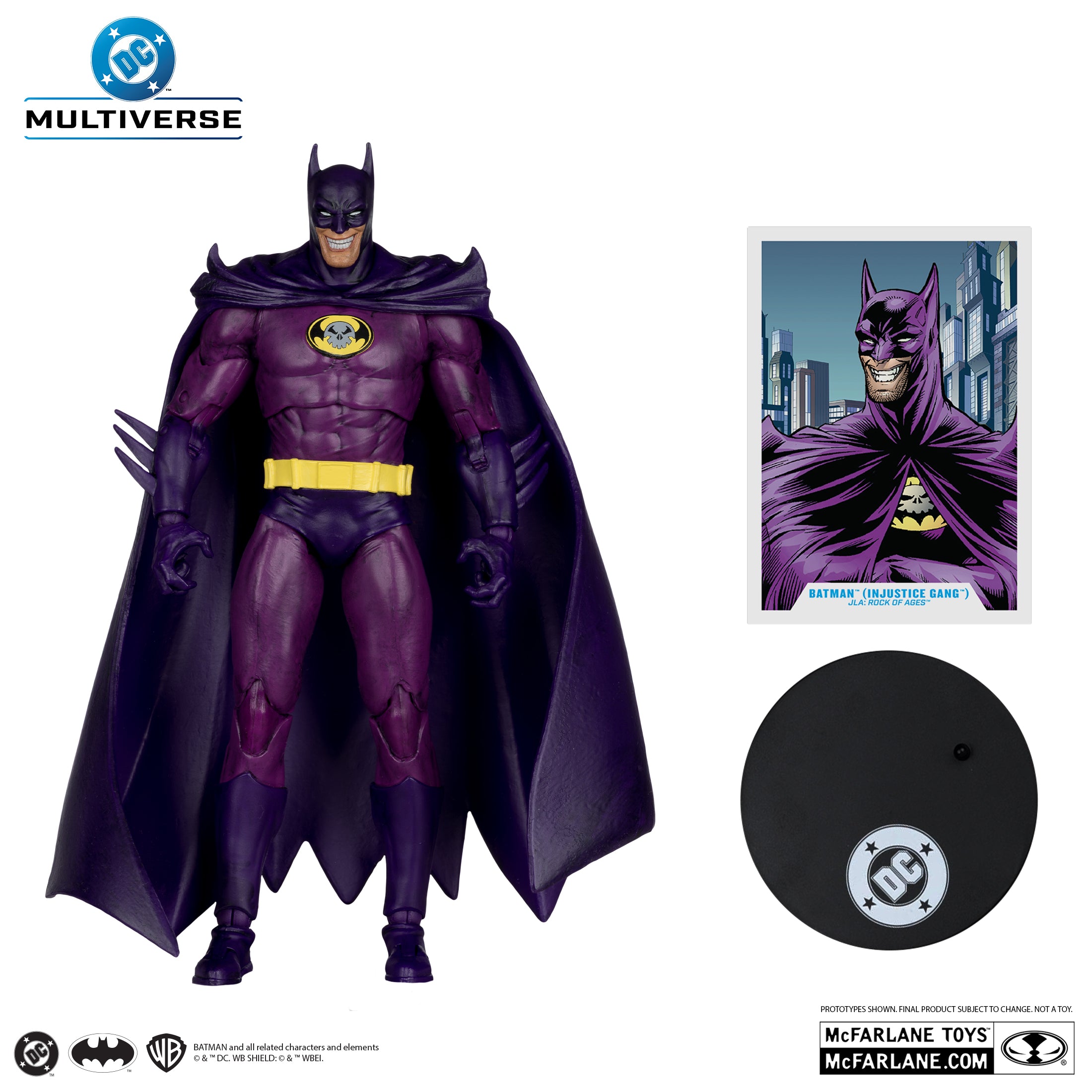 DC Multiverse Batman (Injustice Gang) Red Platinum Edition McFarlane