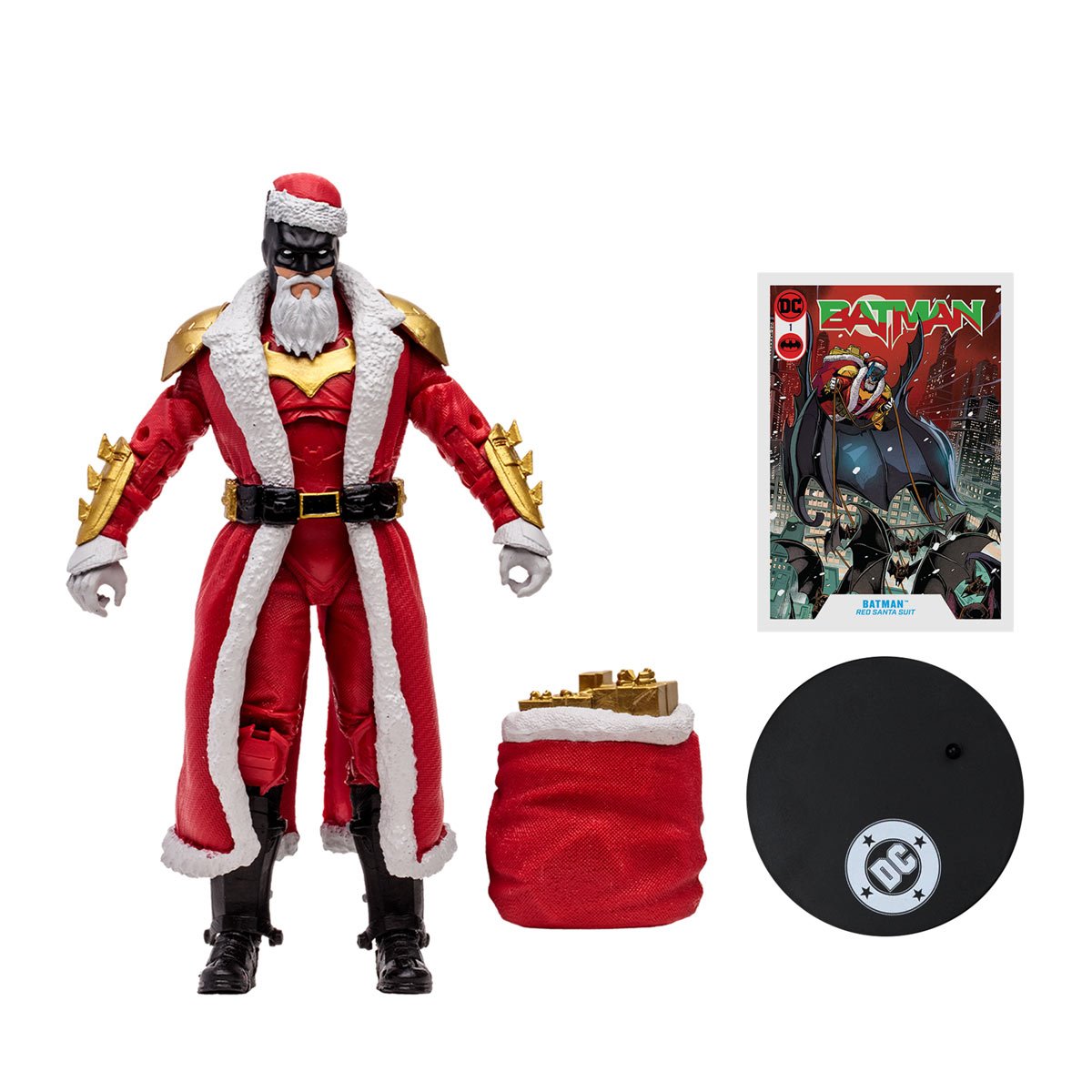 PREVENTA DC Multiverse Batman (Red Santa Suit) Vault Collection McFarlane (Primer pago/anticipo)
