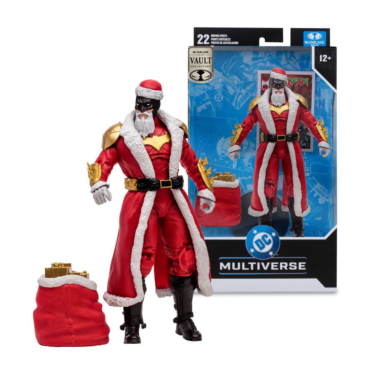 PREVENTA DC Multiverse Batman (Red Santa Suit) Vault Collection McFarlane (Primer pago/anticipo)